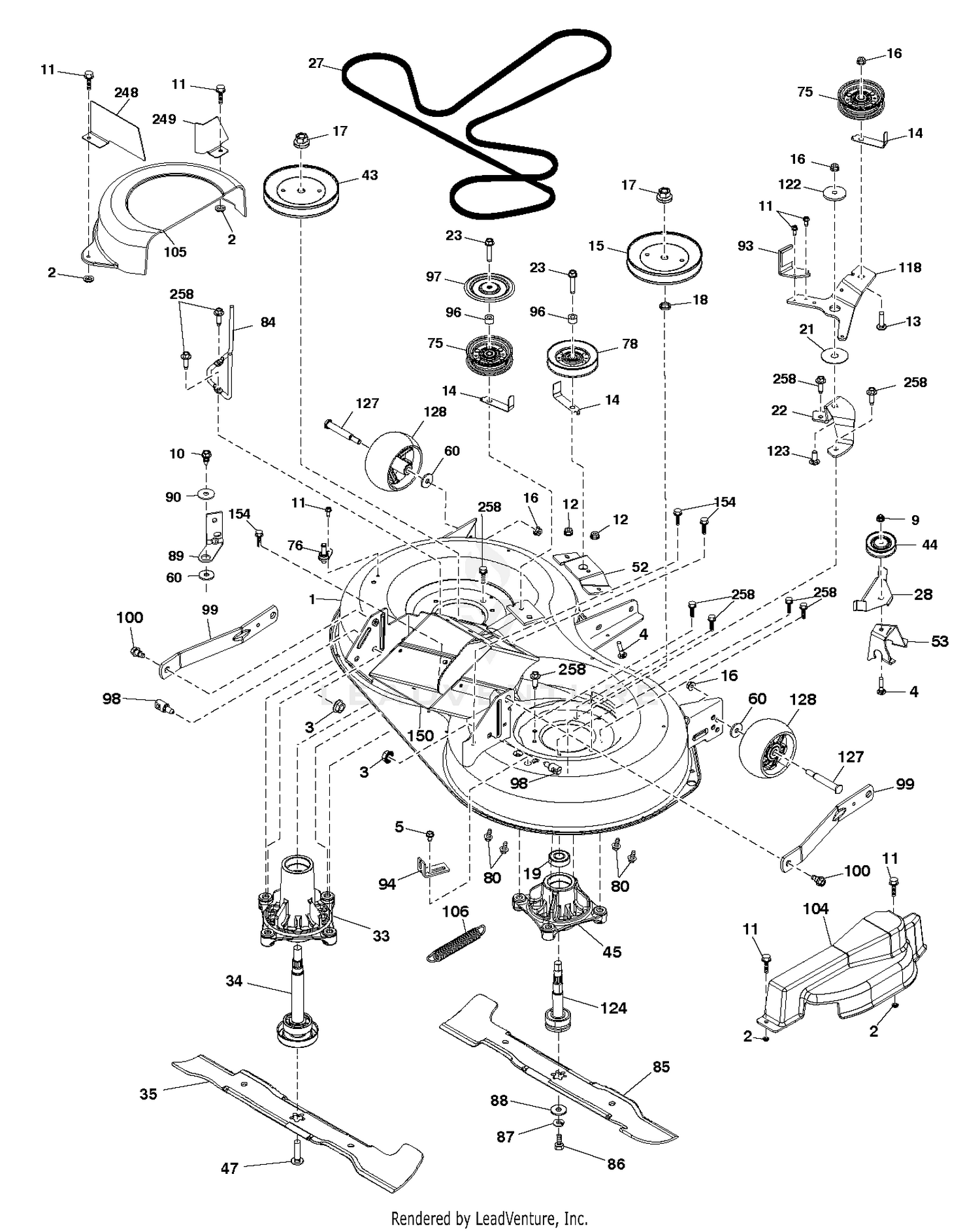 MOWER DECK / CUTTING DECK 3