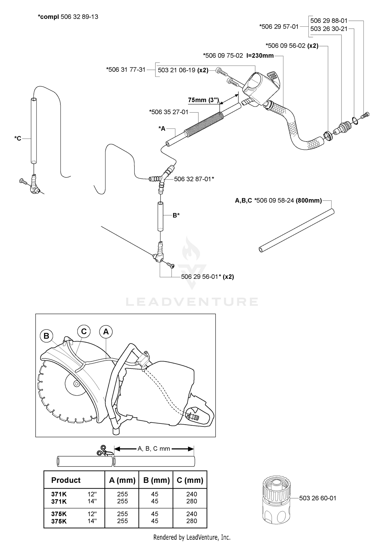 Wet Kit / Hose Connector