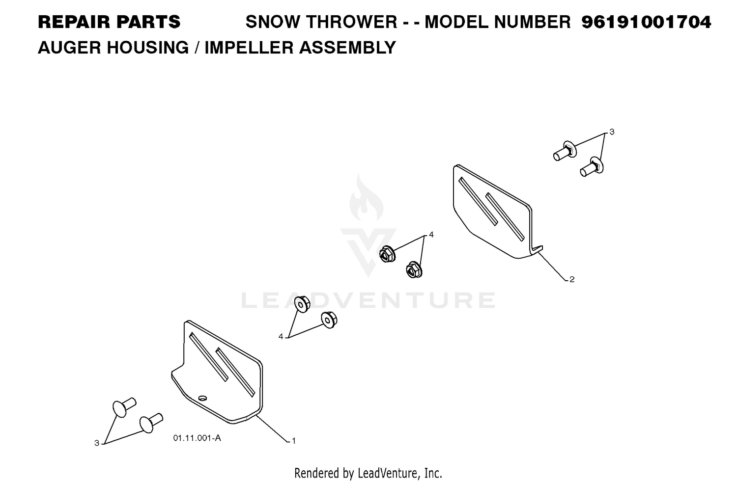 AUGER HOUSING & IMPELLER 3