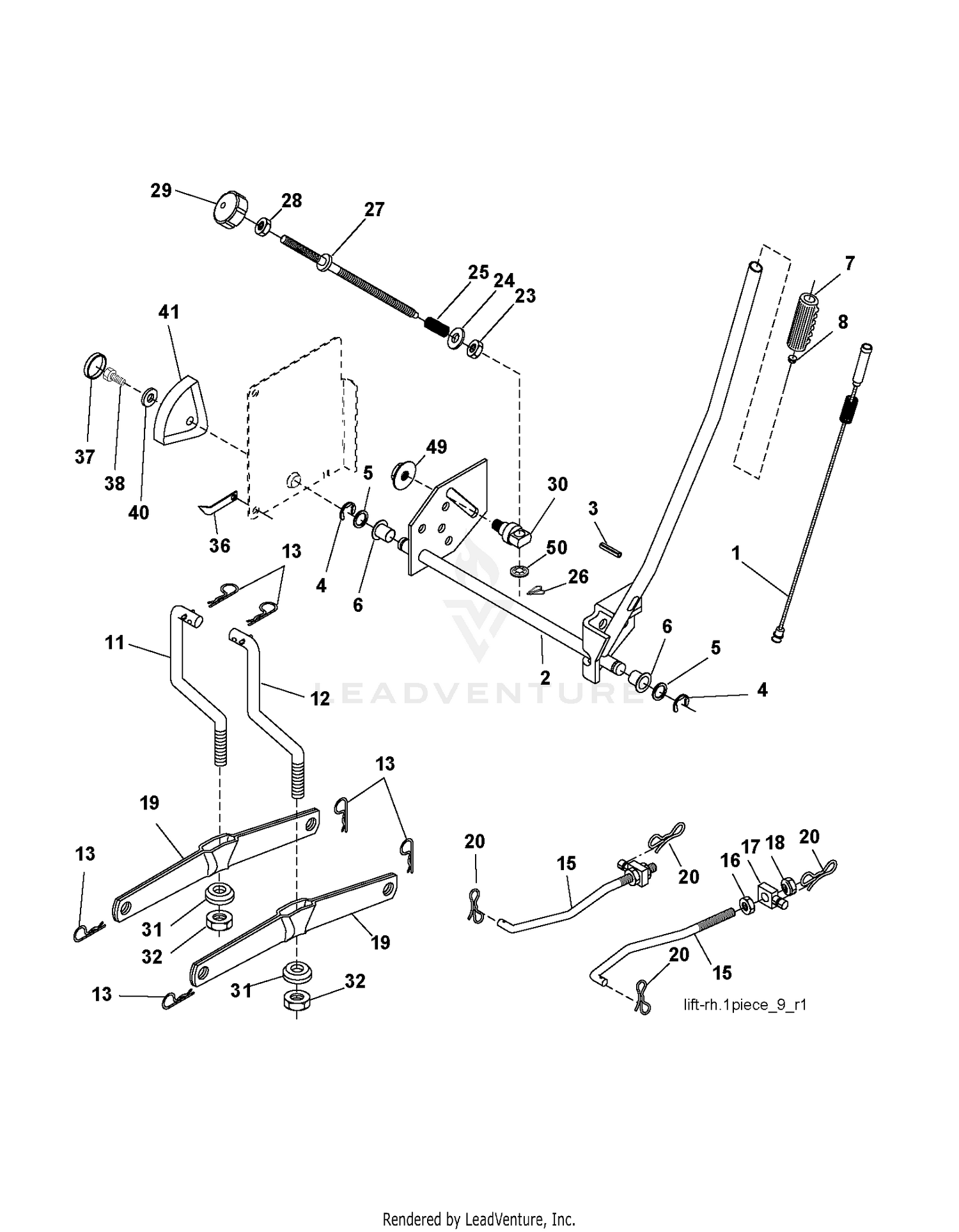 MOWER LIFT / DECK LIFT