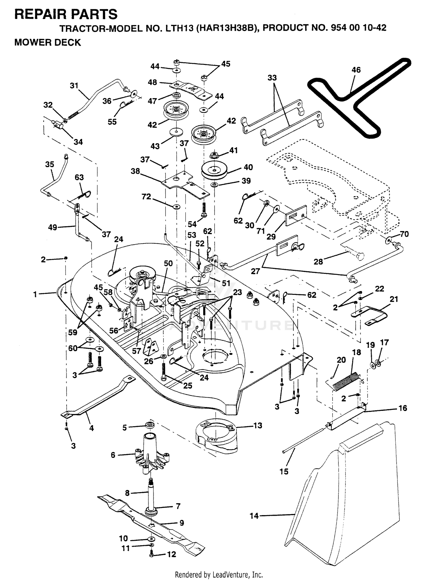 MOWER DECK / CUTTING DECK