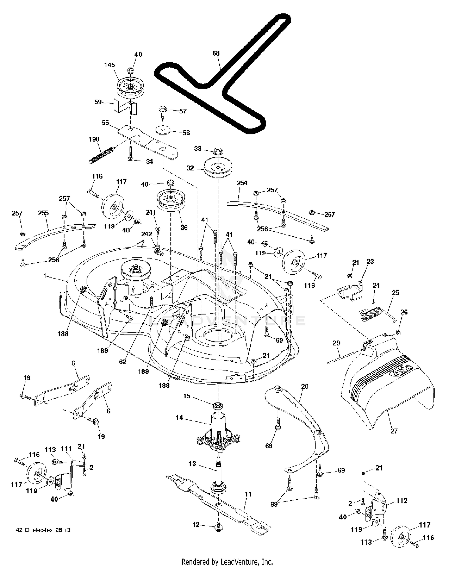 MOWER DECK / CUTTING DECK