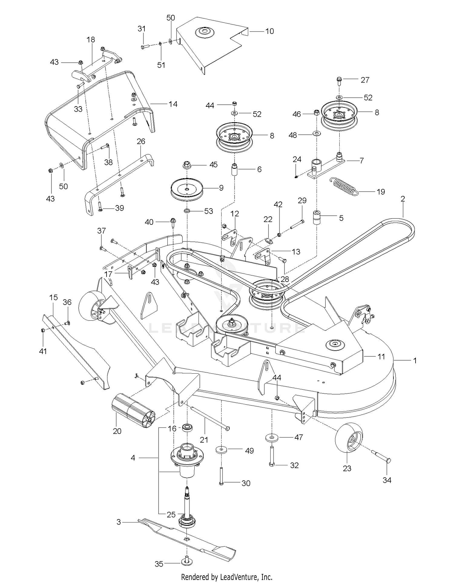 MOWER DECK / CUTTING DECK