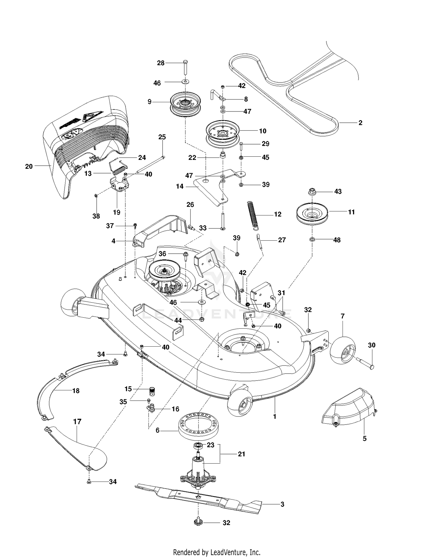 MOWER DECK / CUTTING DECK