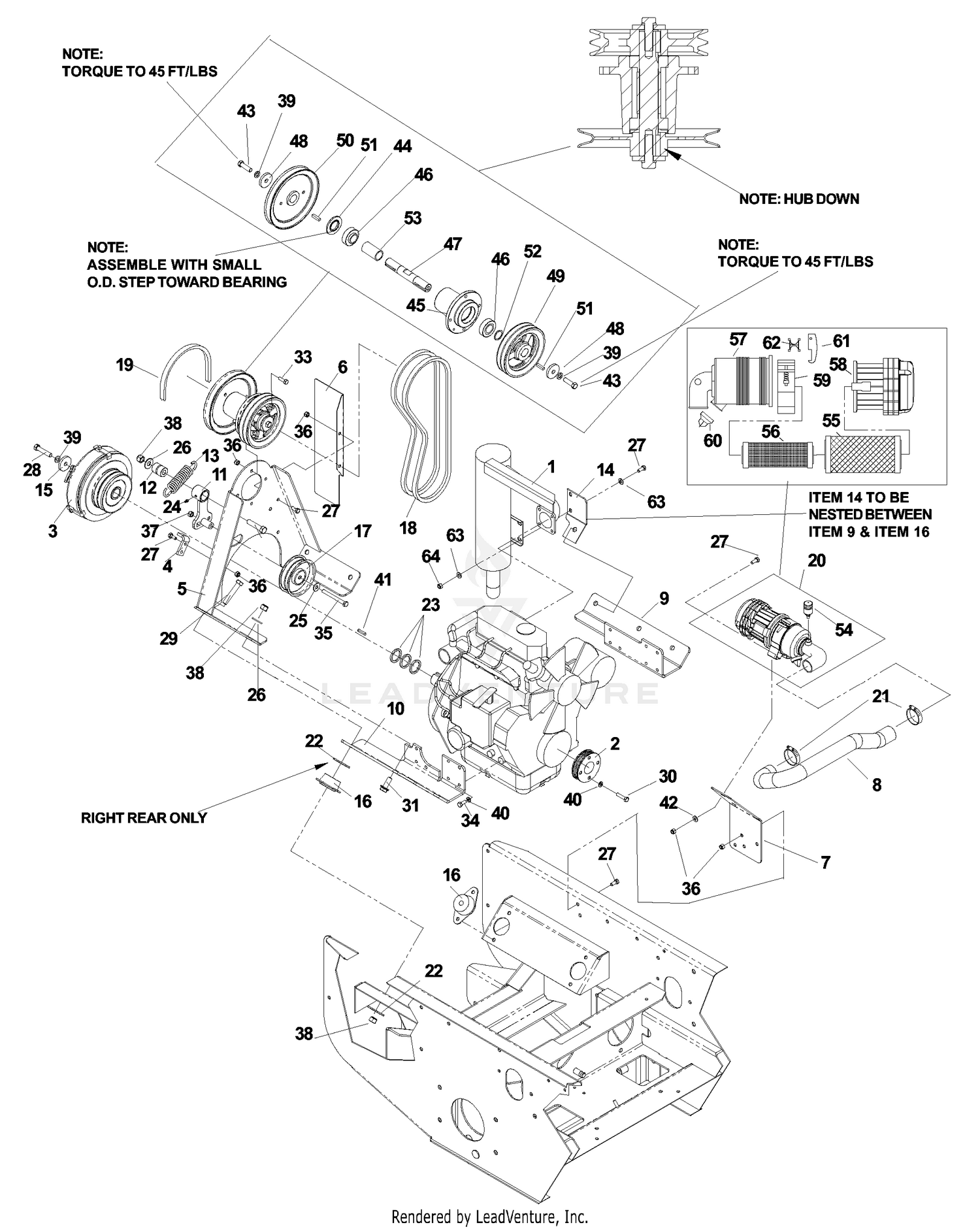 Engine Assembly 27 H.P.