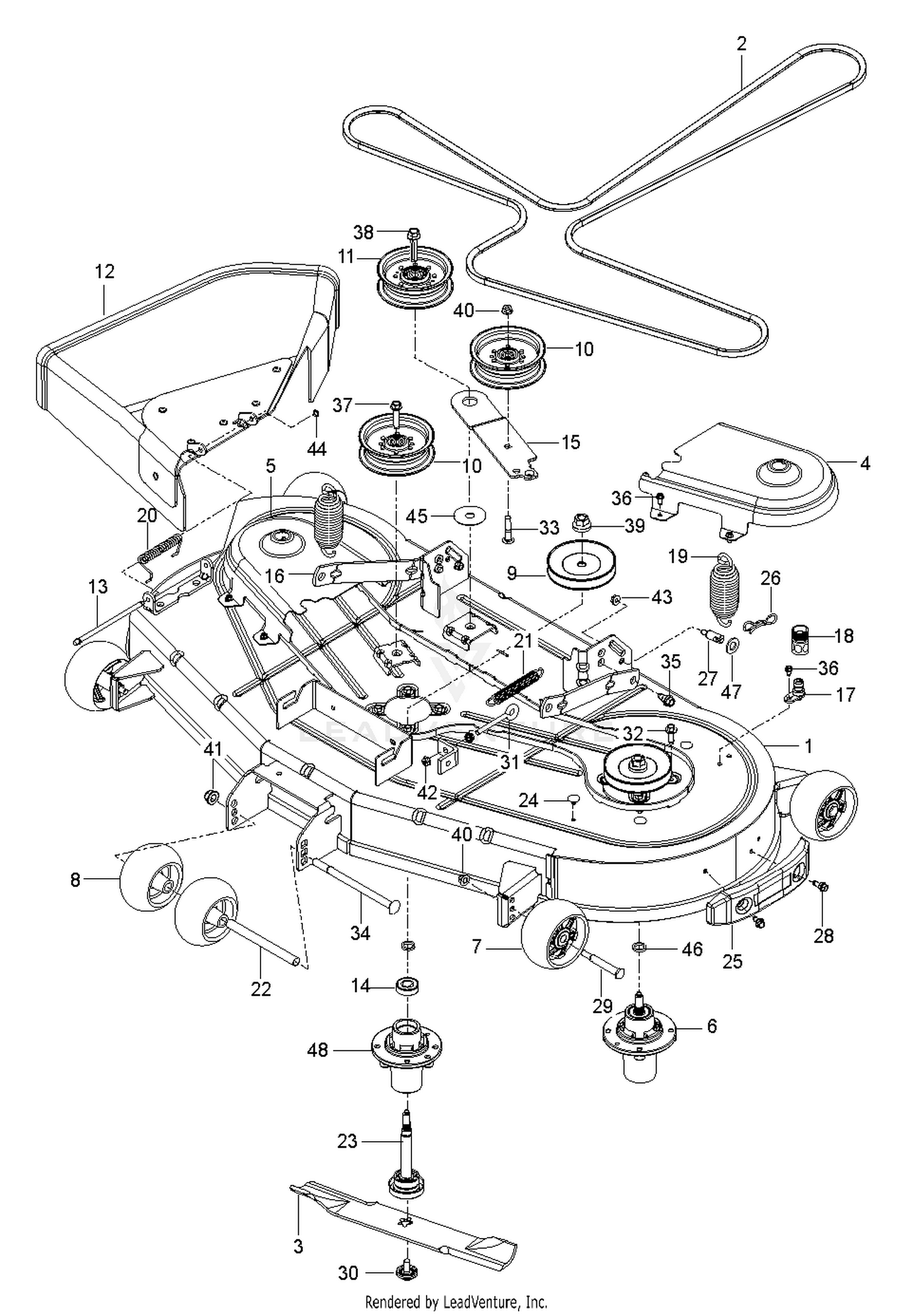 MOWER DECK / CUTTING DECK