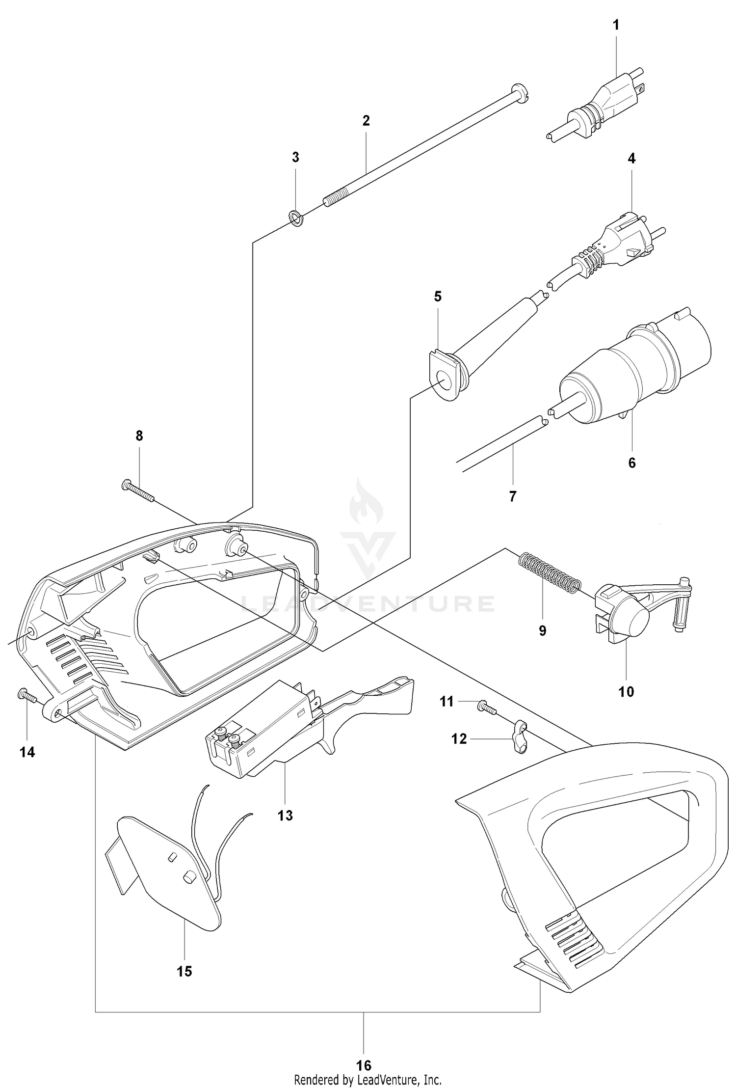 Cable and Handle Assy and Switch