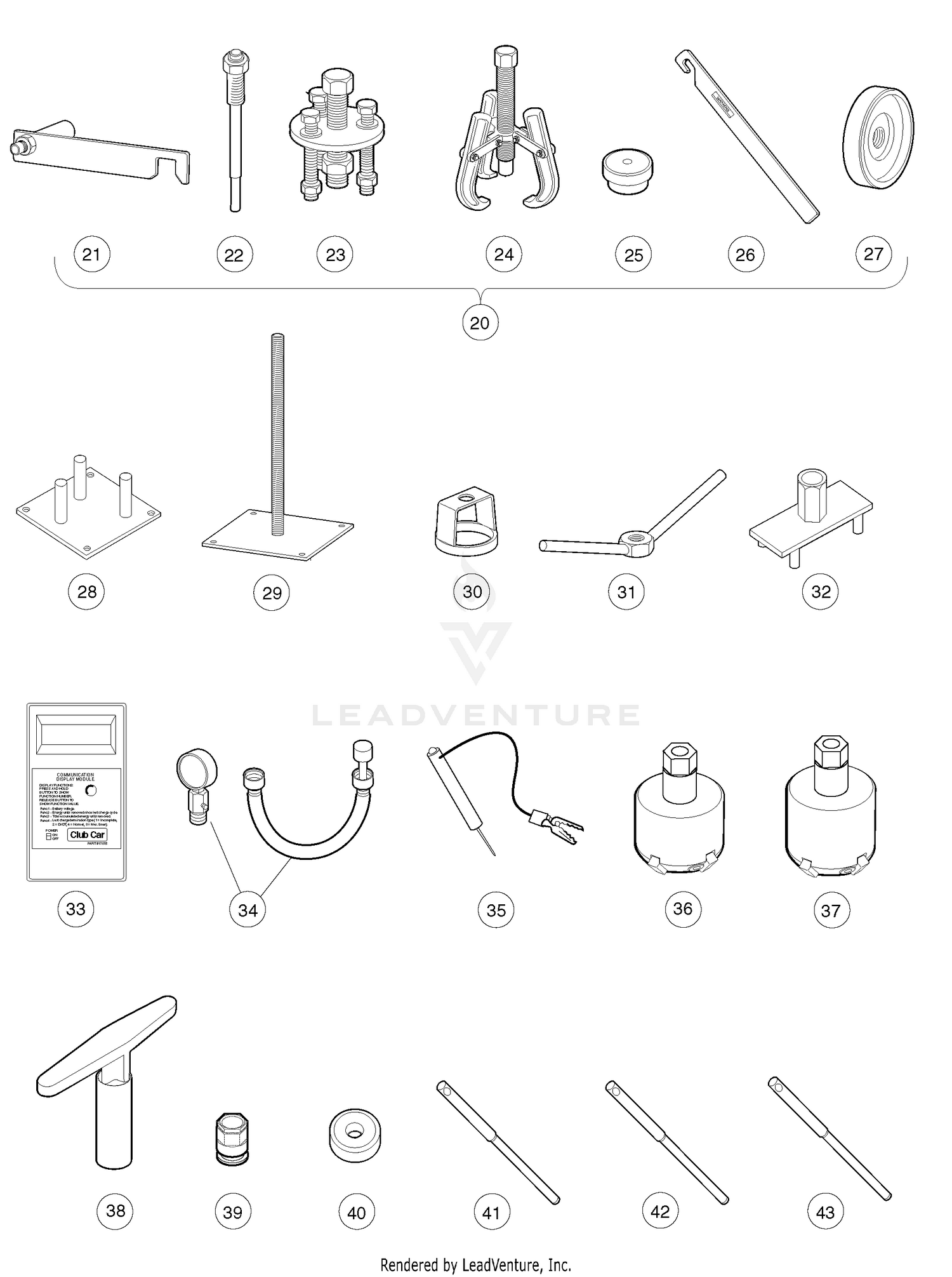 Maintenance And Service Tools - Diesel