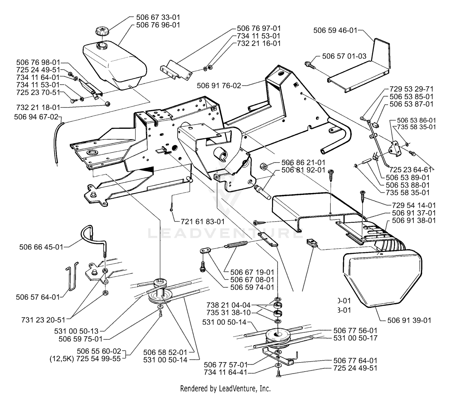Frame And Tank Assembly