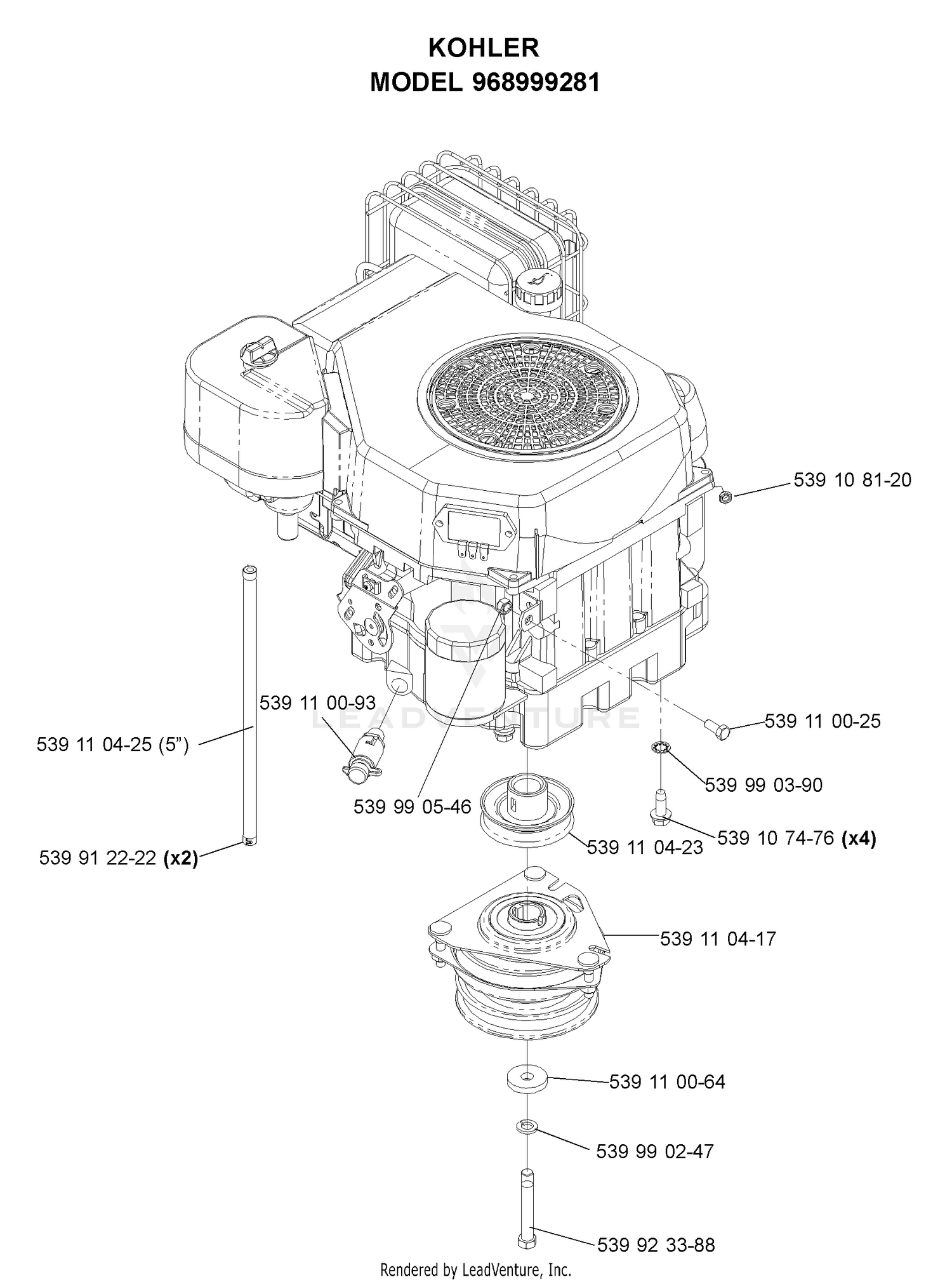 Engine Assembly (18HP)
