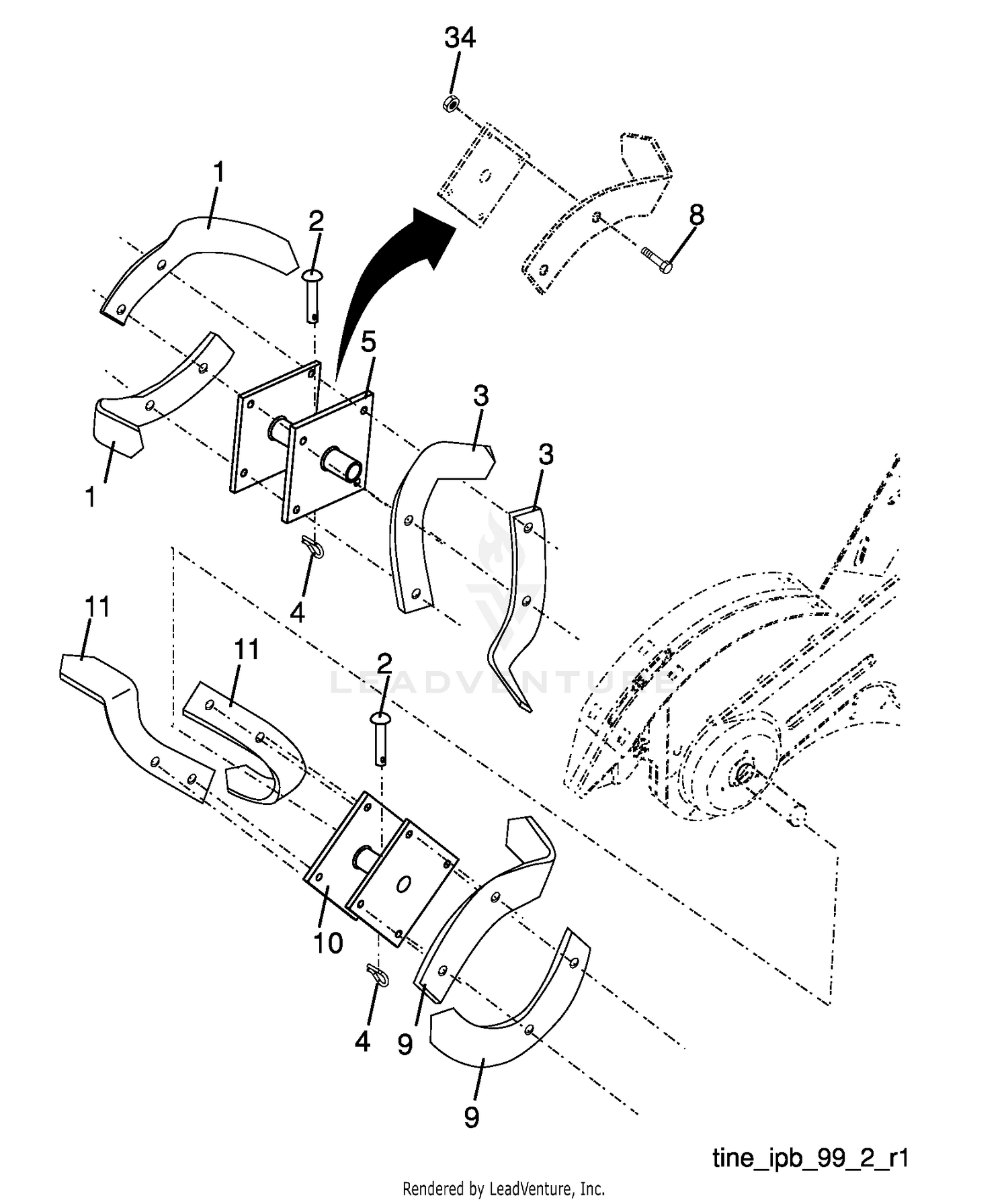 Tine Assembly