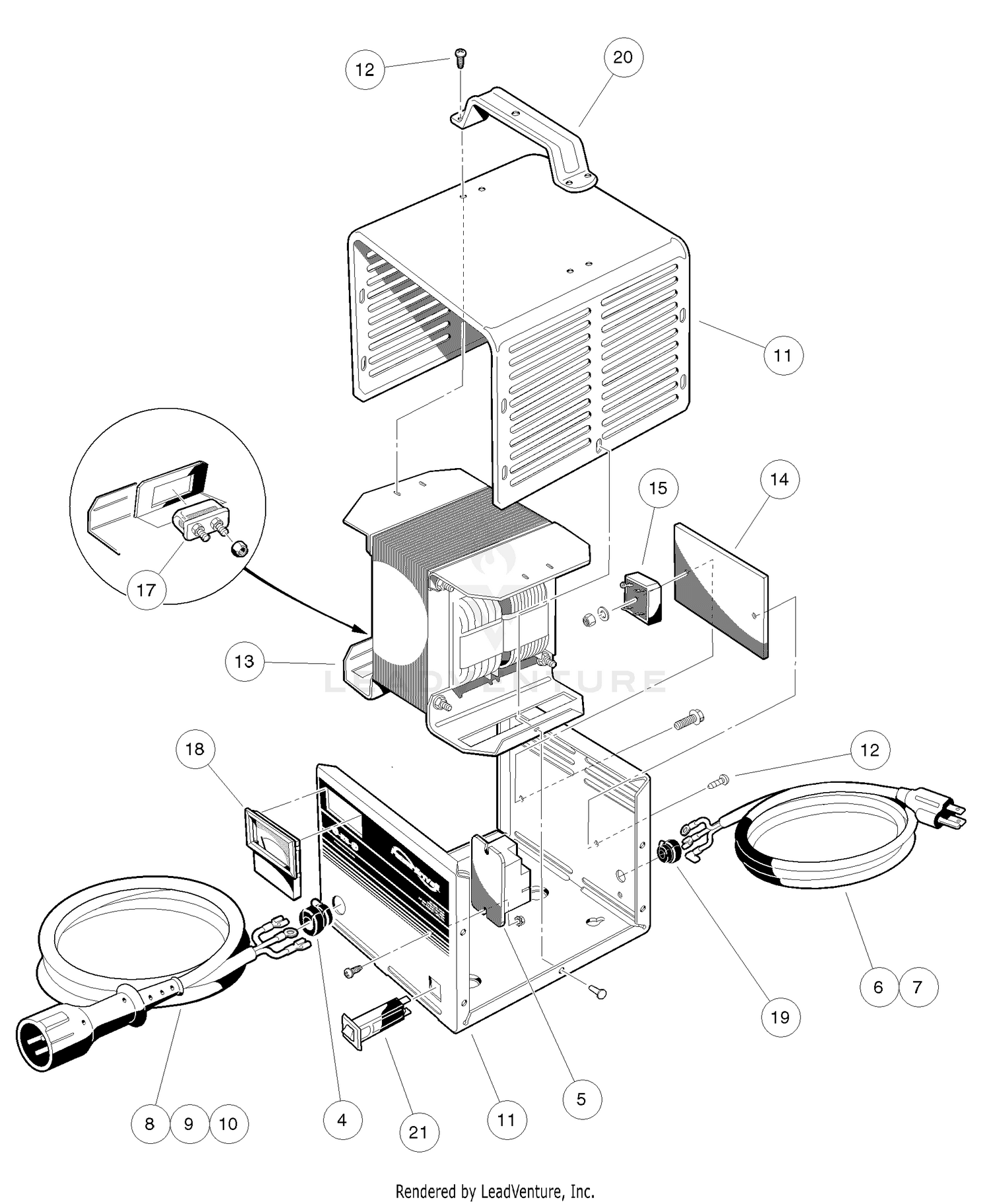 Battery Charger (Model 22110), Domestic