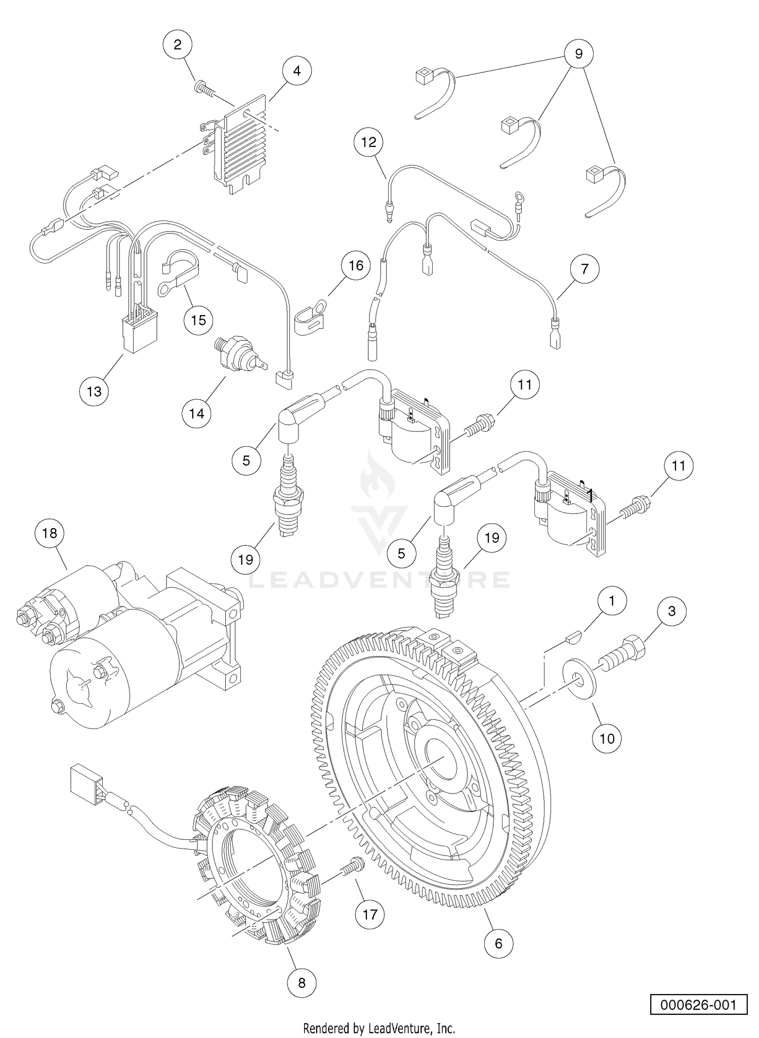 Ignition Components and Flywheel