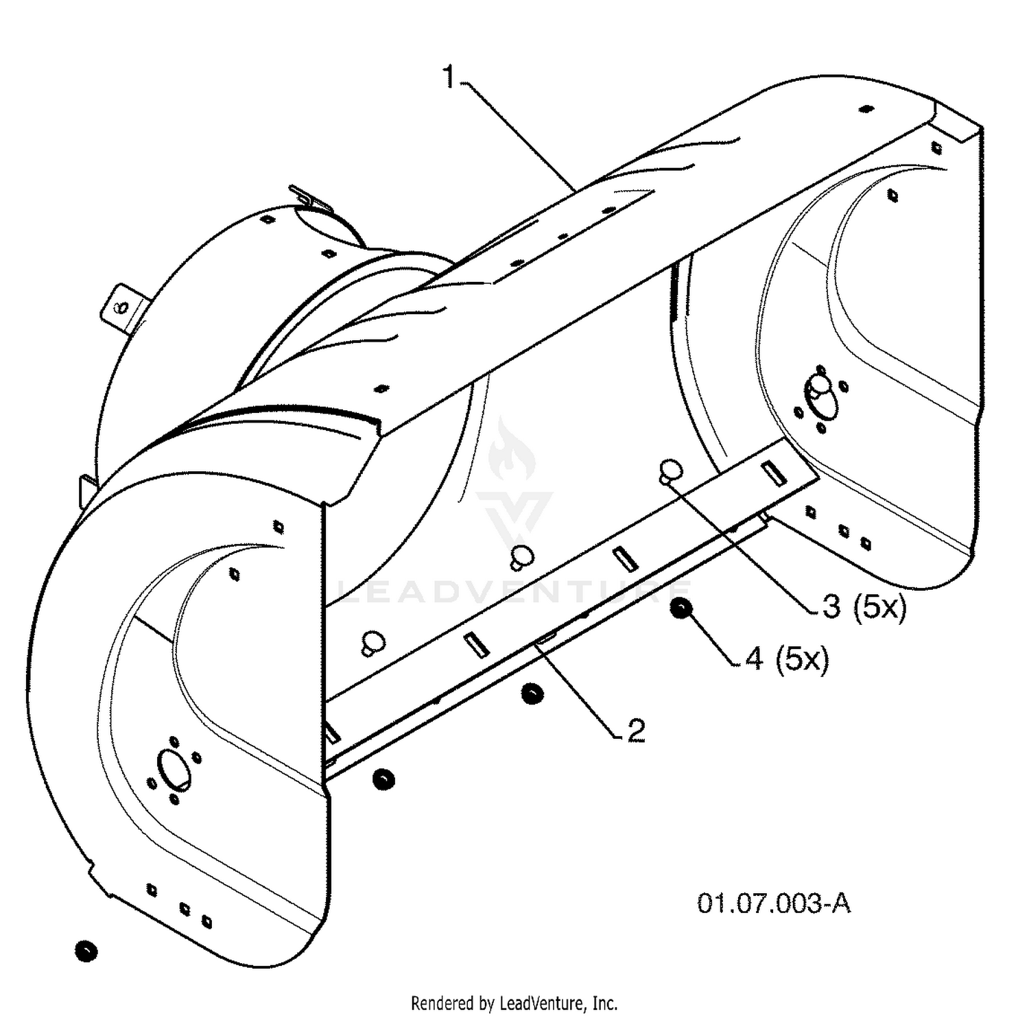 Auger Housing / Impeller Assembly