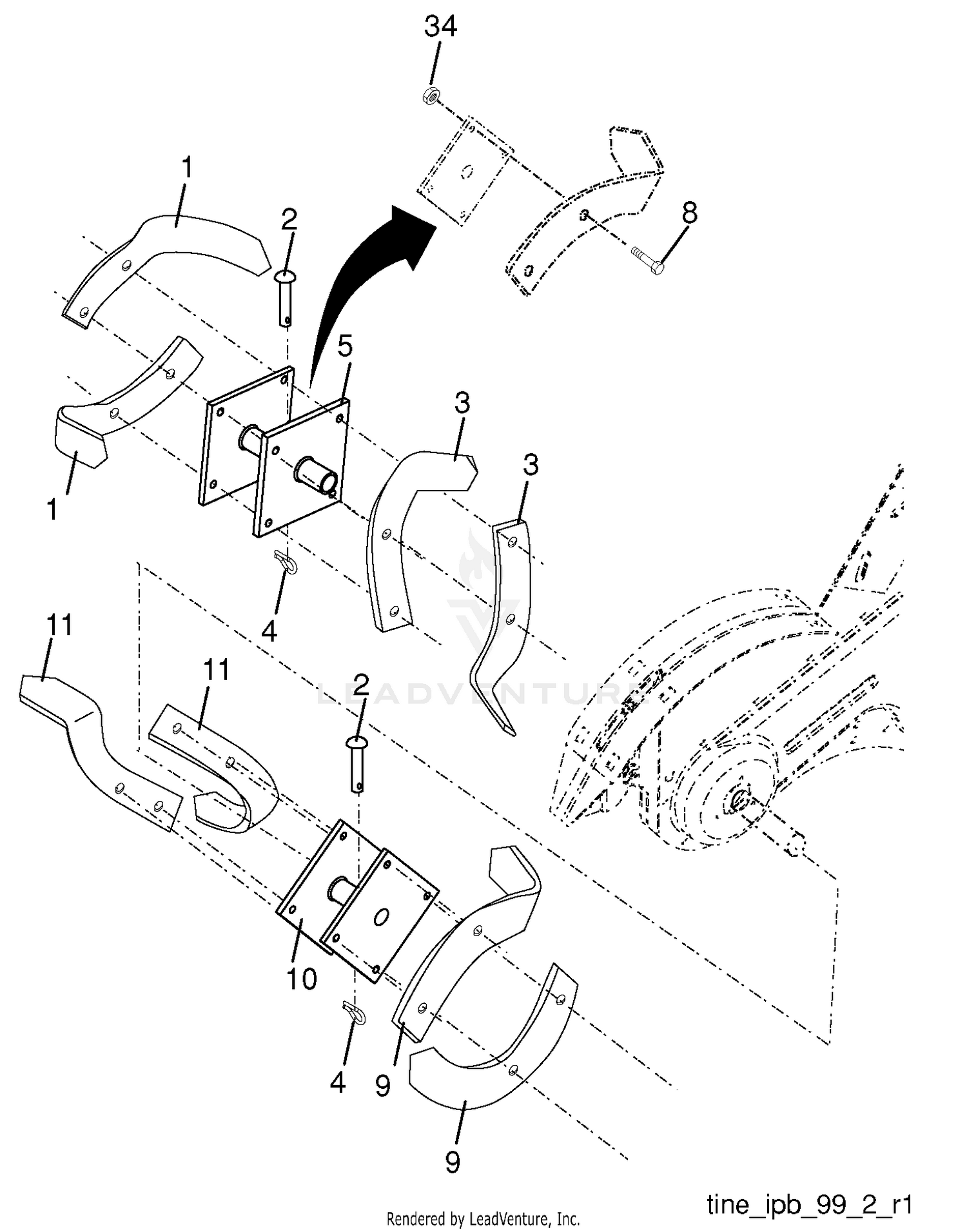 Tine Assembly