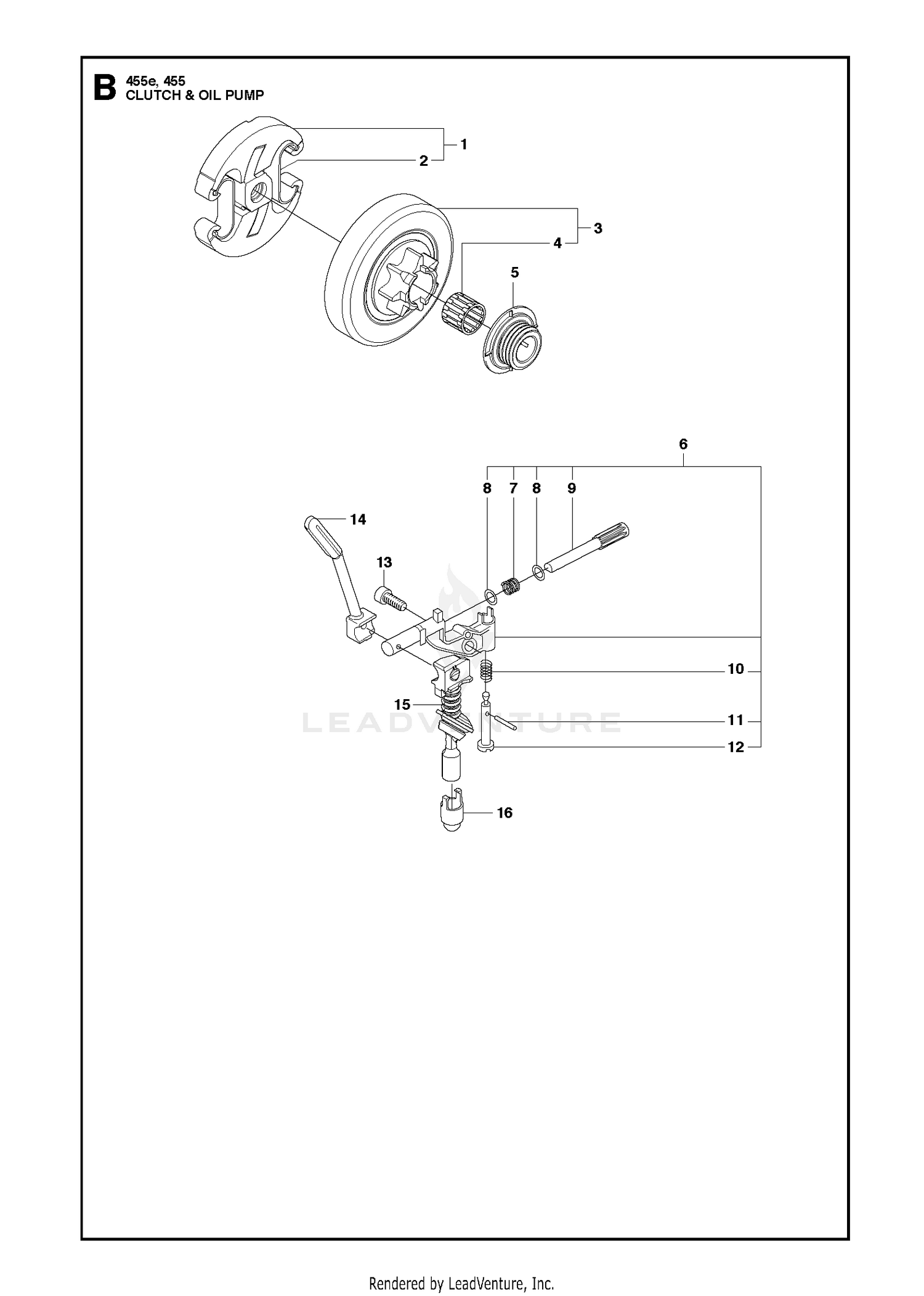 CLUTCH & OIL PUMP