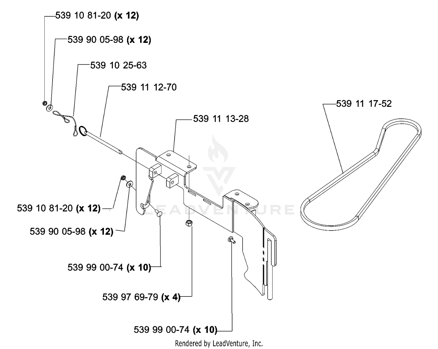 Accessories Collection System Blower 72" (B)