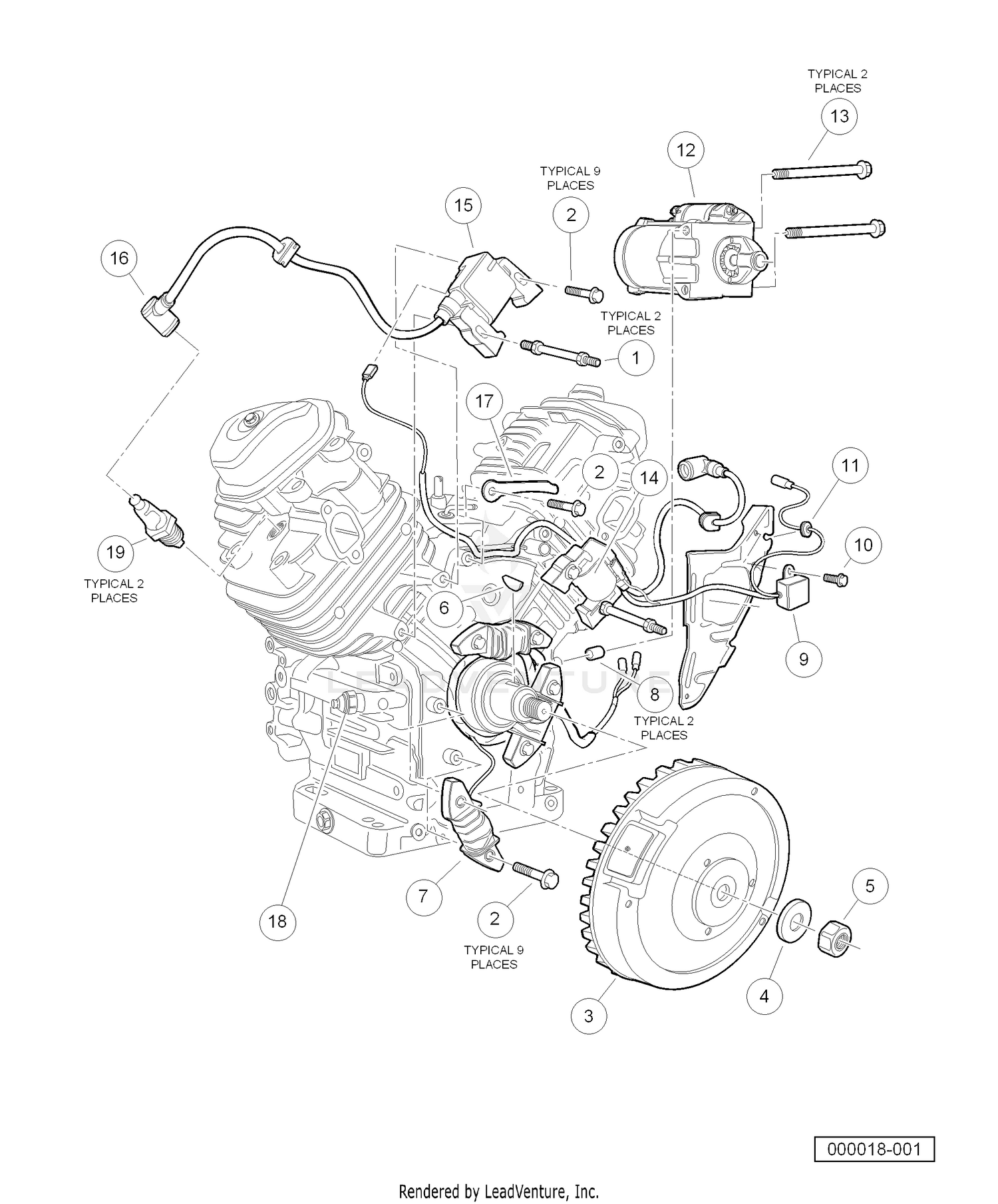 Ignition Components and Flywheel
