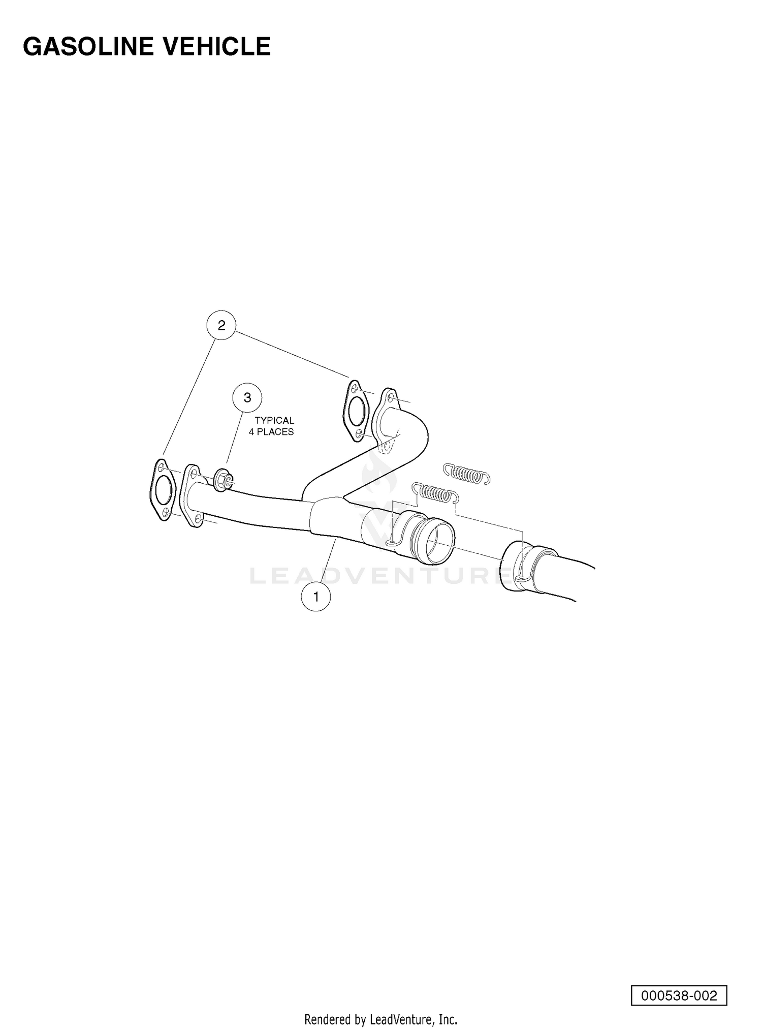 EXHAUST HEADER - HONDA GAS