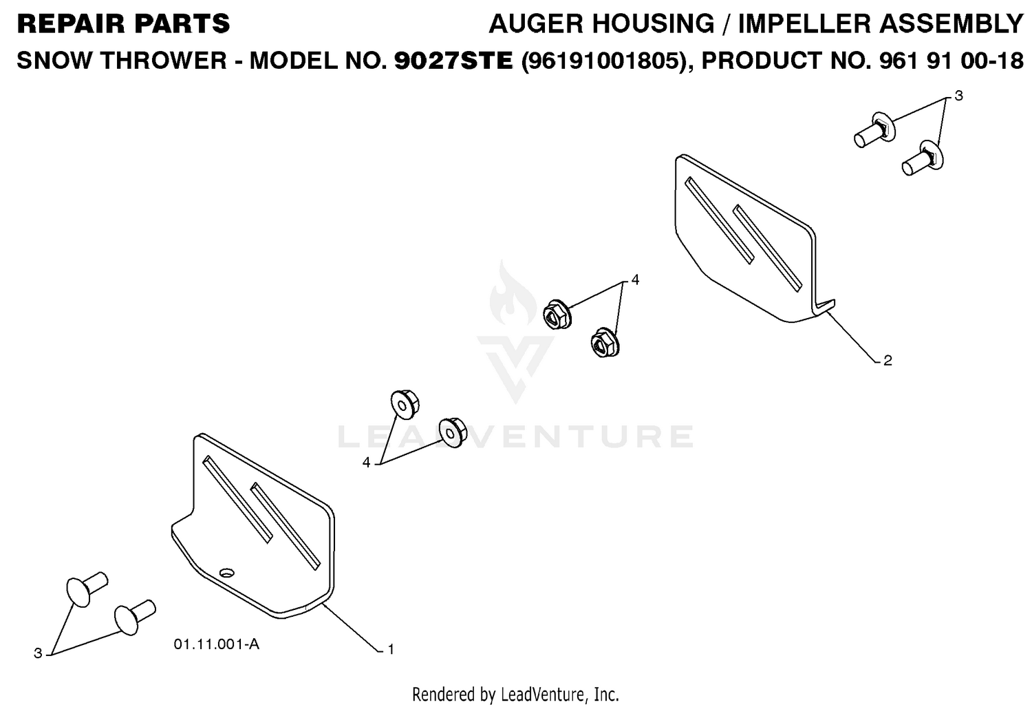 AUGER HOUSING & IMPELLER 3