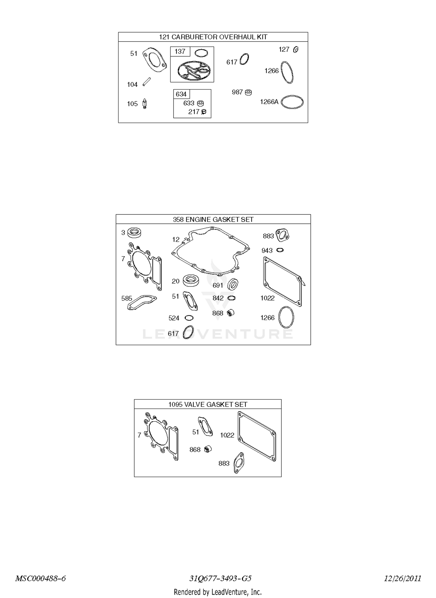 GASKET KIT 5