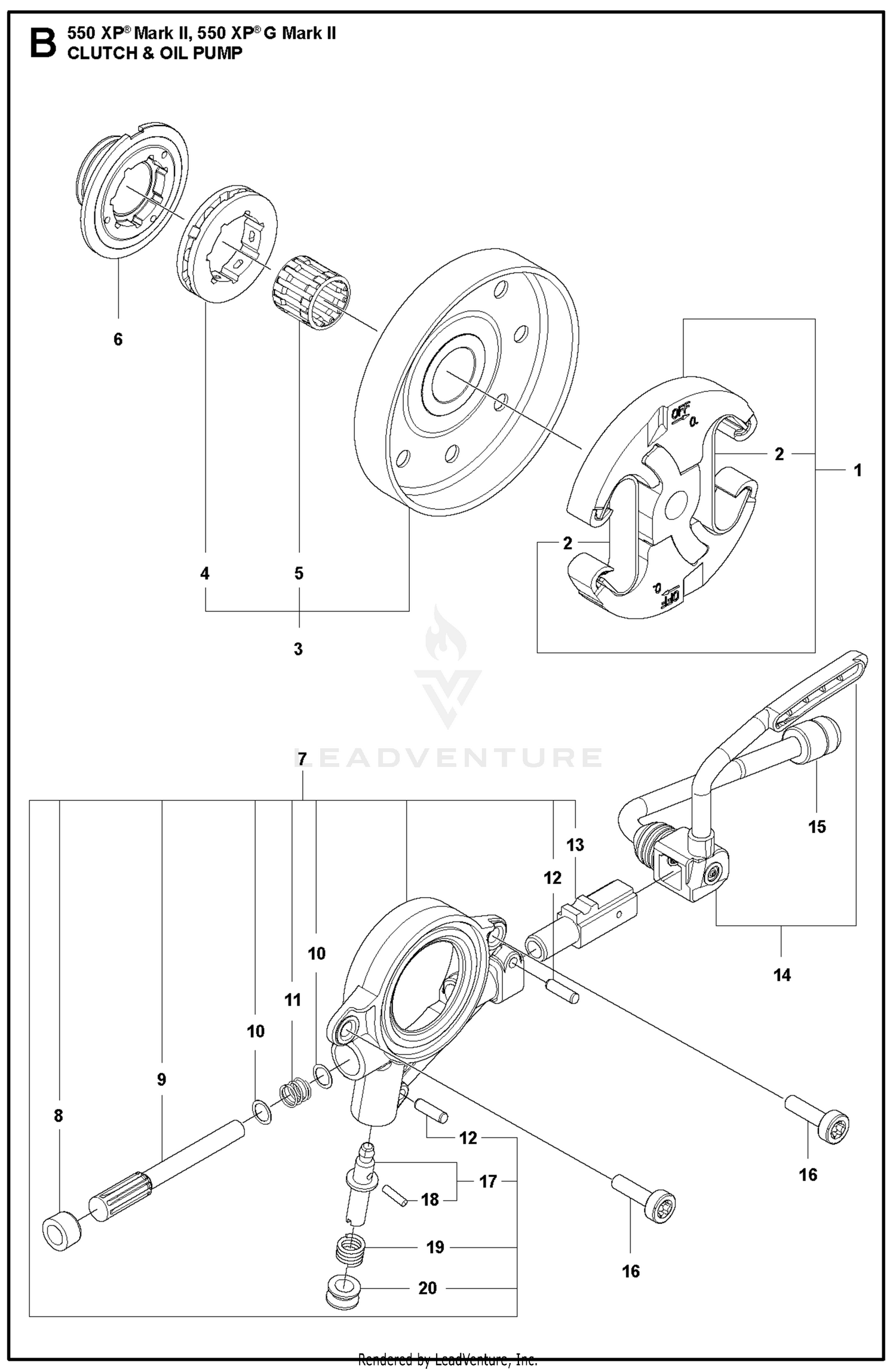 CLUTCH & OIL PUMP