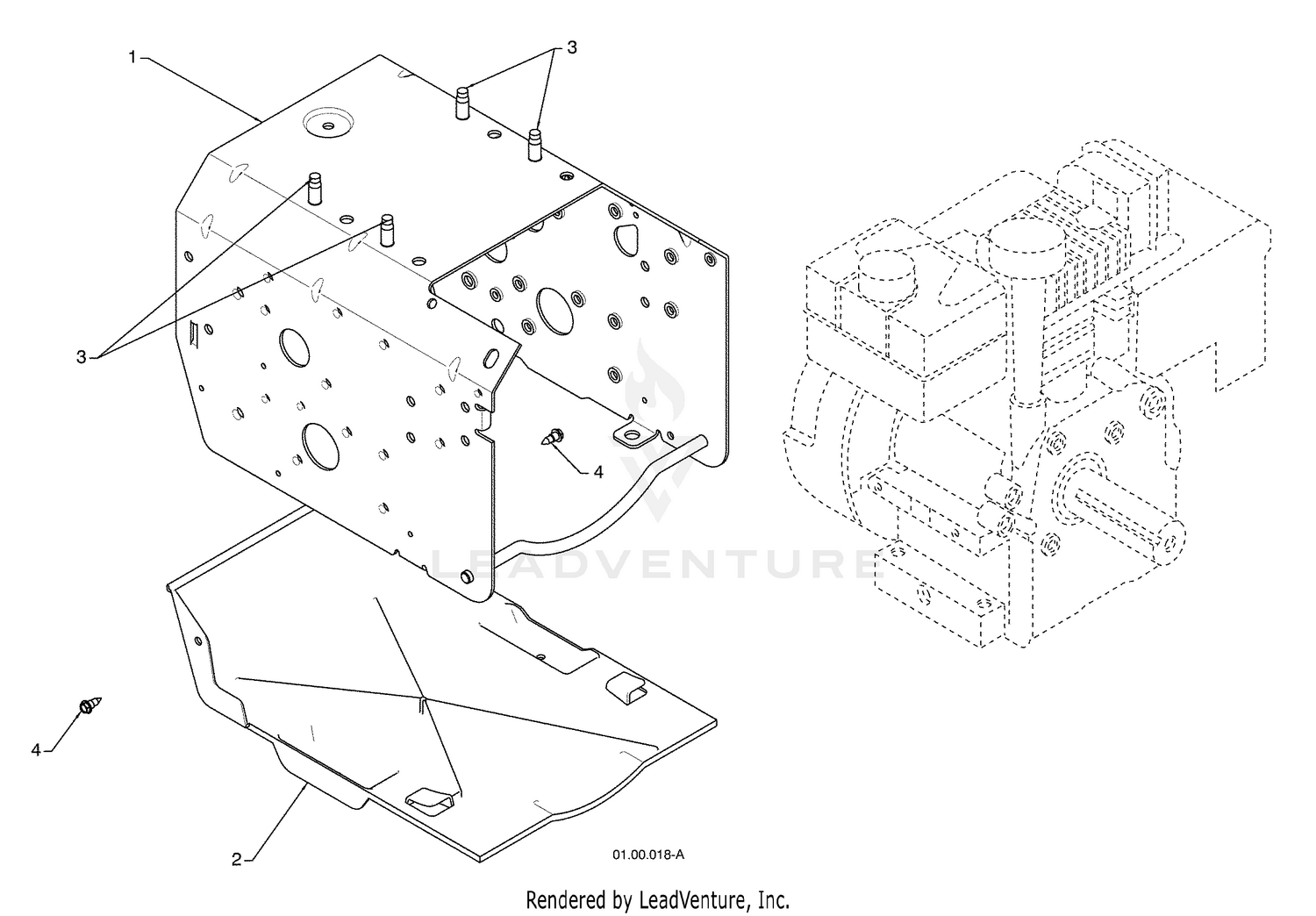 Chassis / Engine / Pulleys