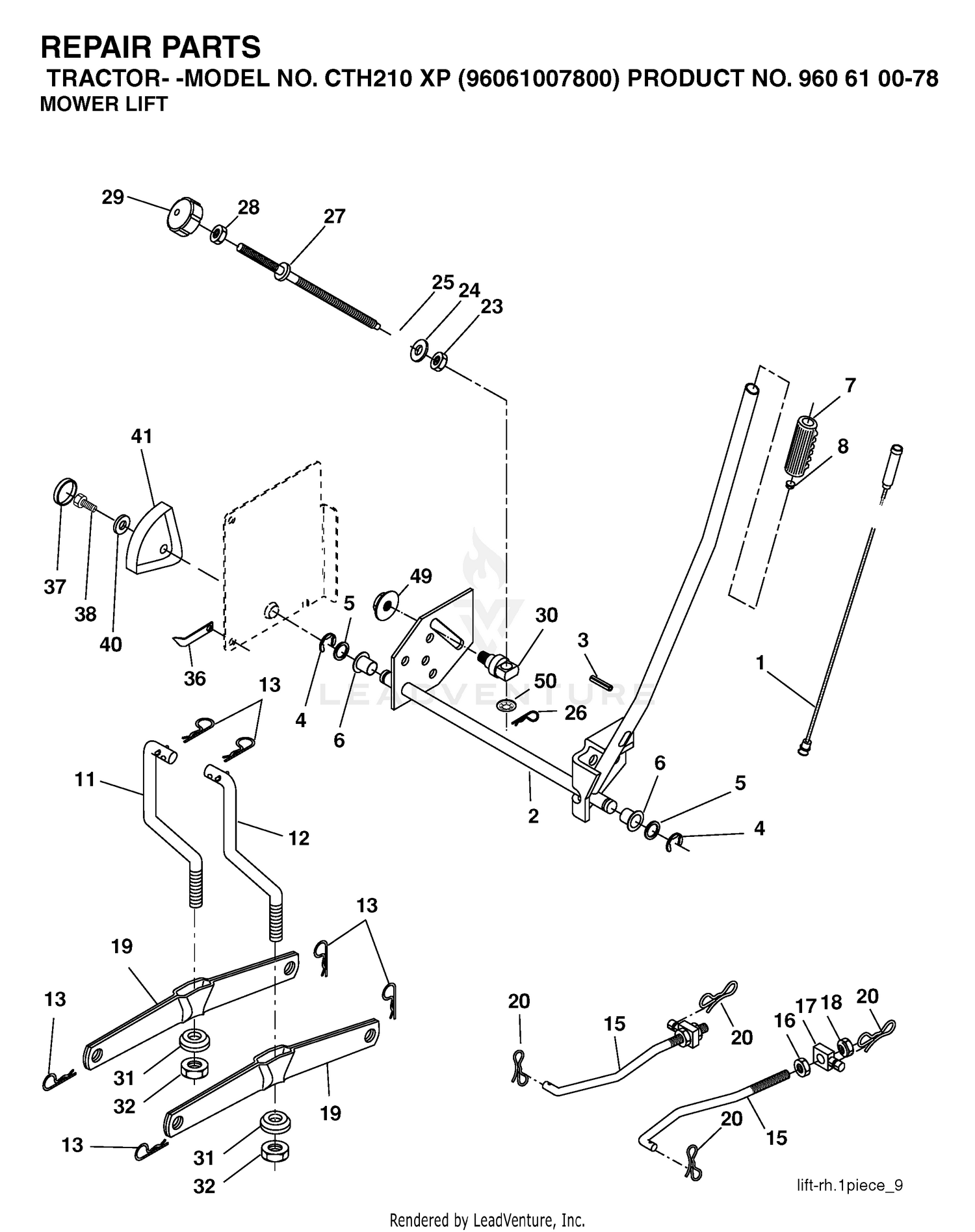 MOWER LIFT / DECK LIFT