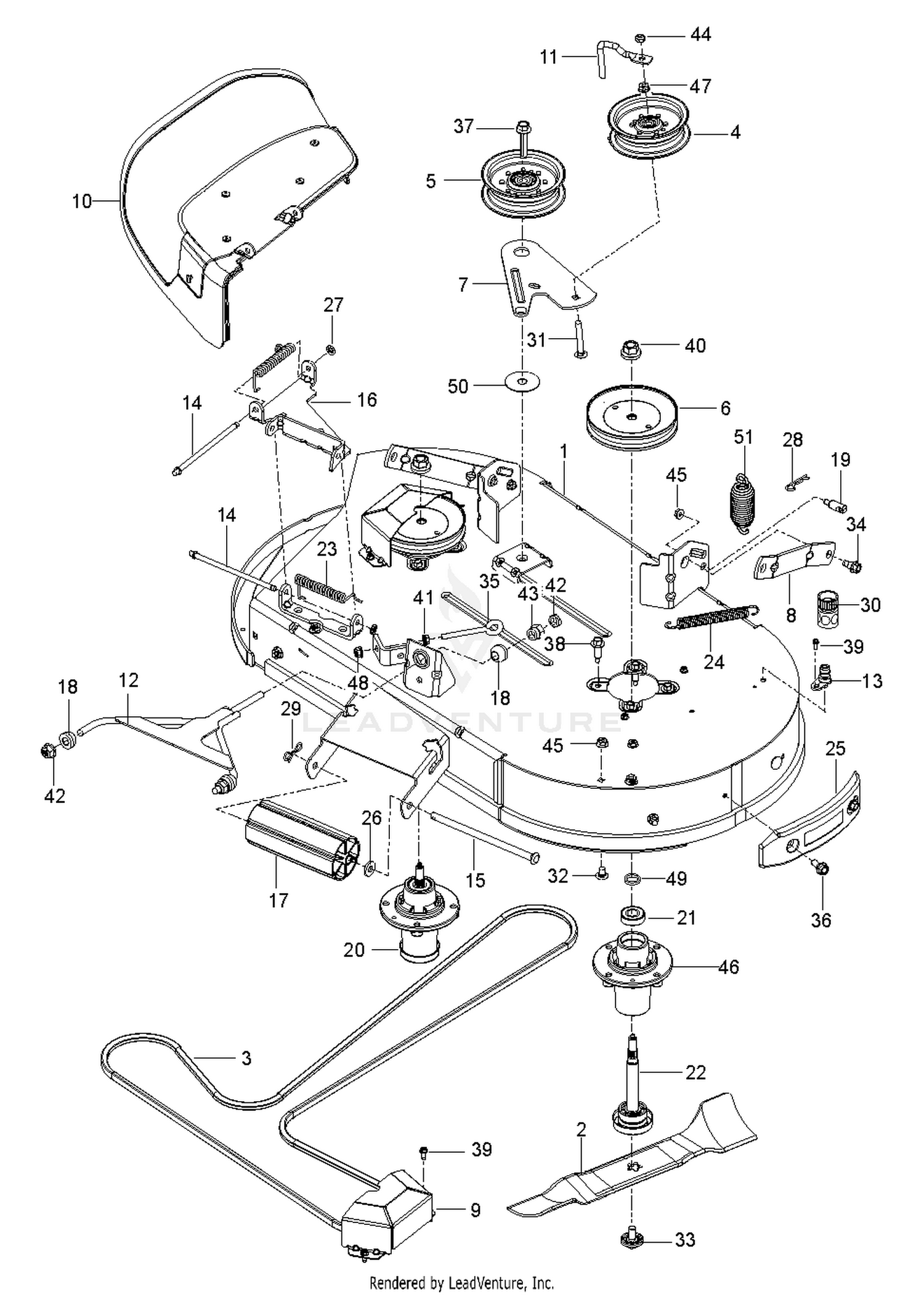 MOWER DECK / CUTTING DECK