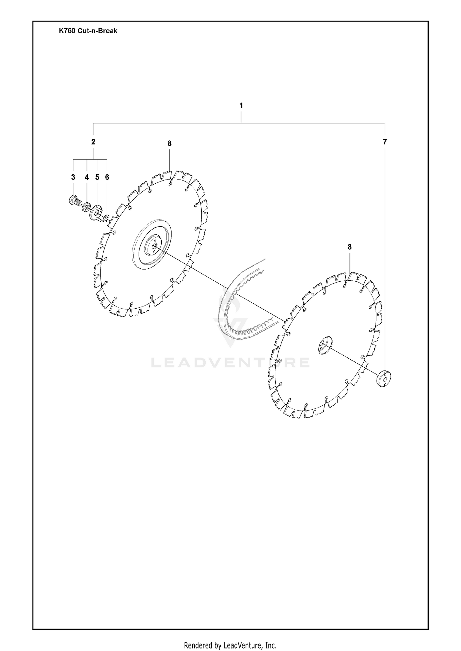 Cutting Blade and Centre Nut