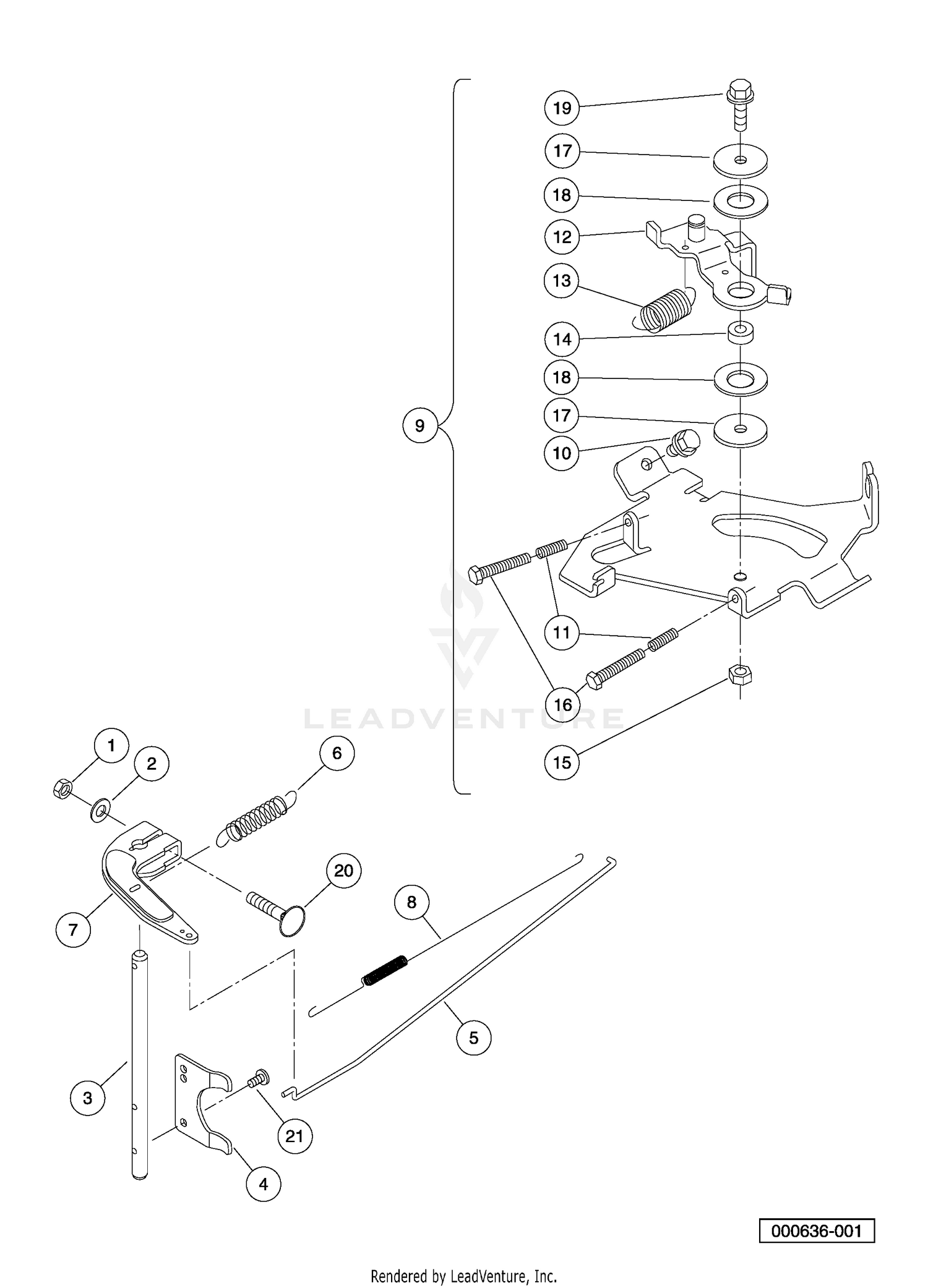 Governor Arm and Springs