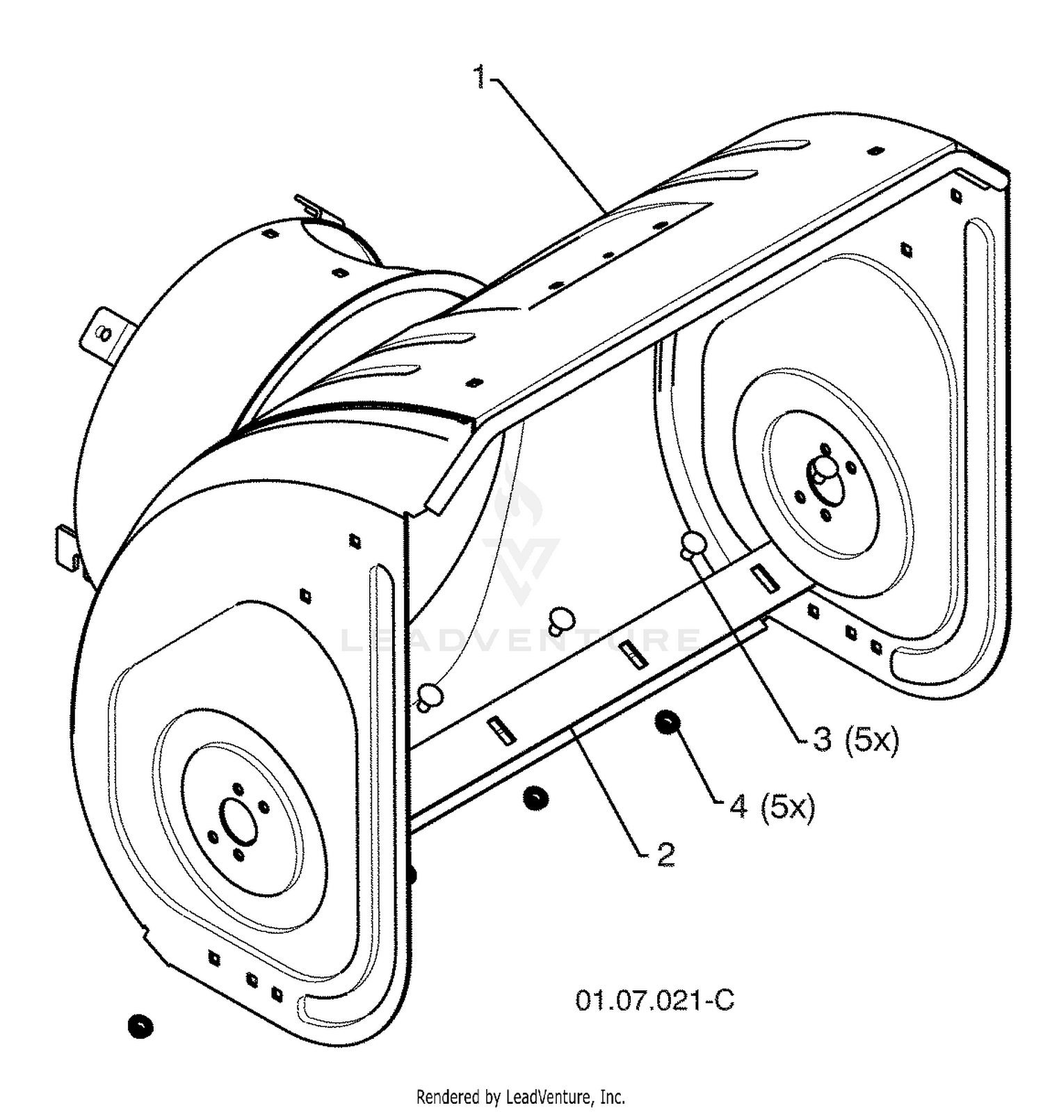 Auger Housing / Impeller Assembly