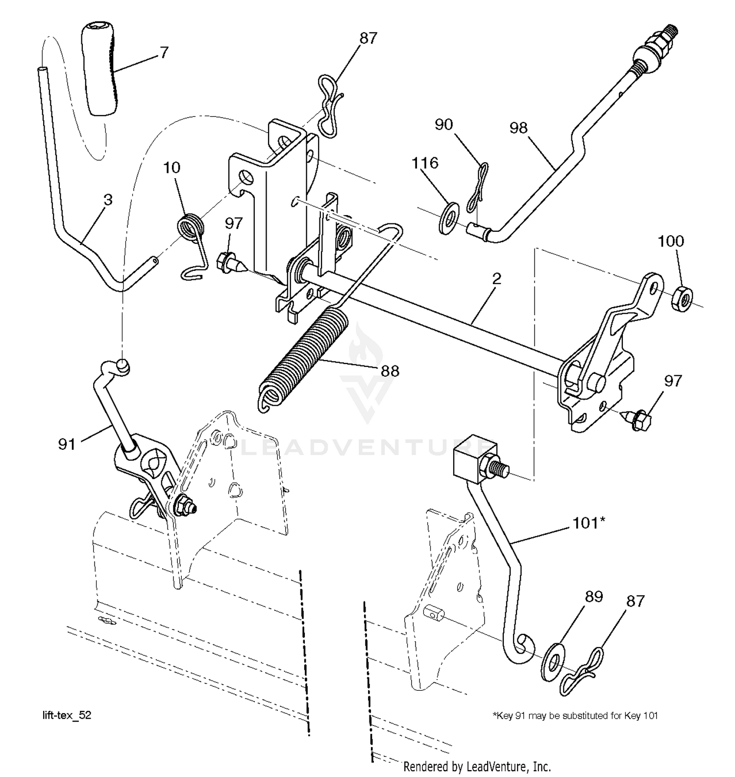 MOWER LIFT / DECK LIFT