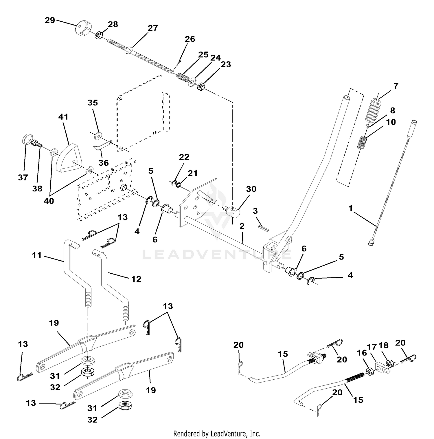 Mower Lift Assembly