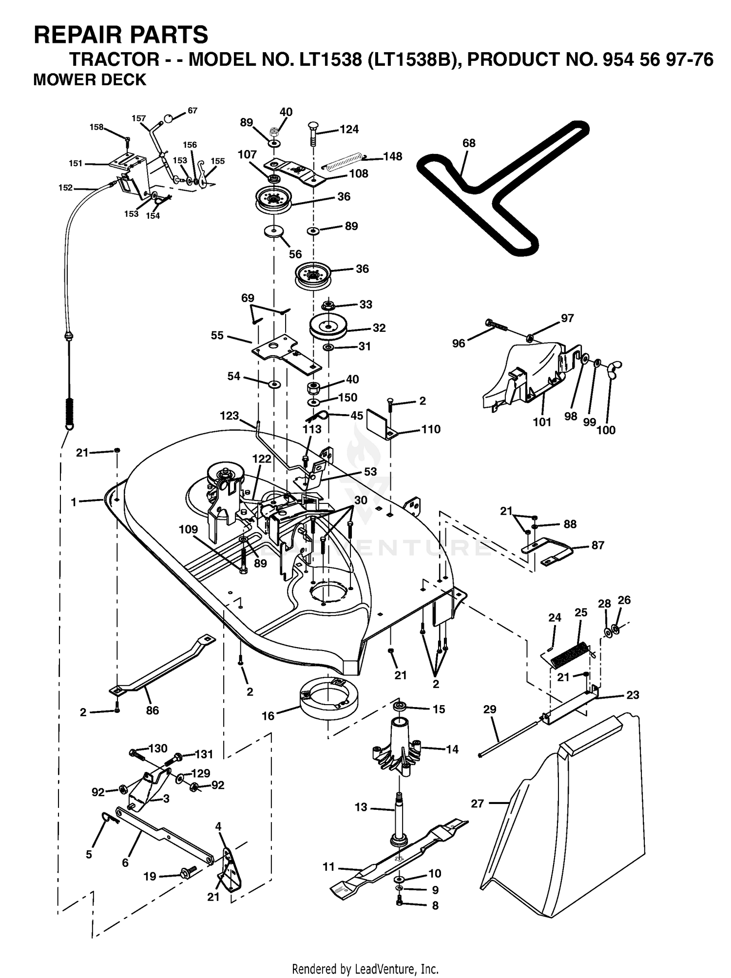 MOWER DECK / CUTTING DECK