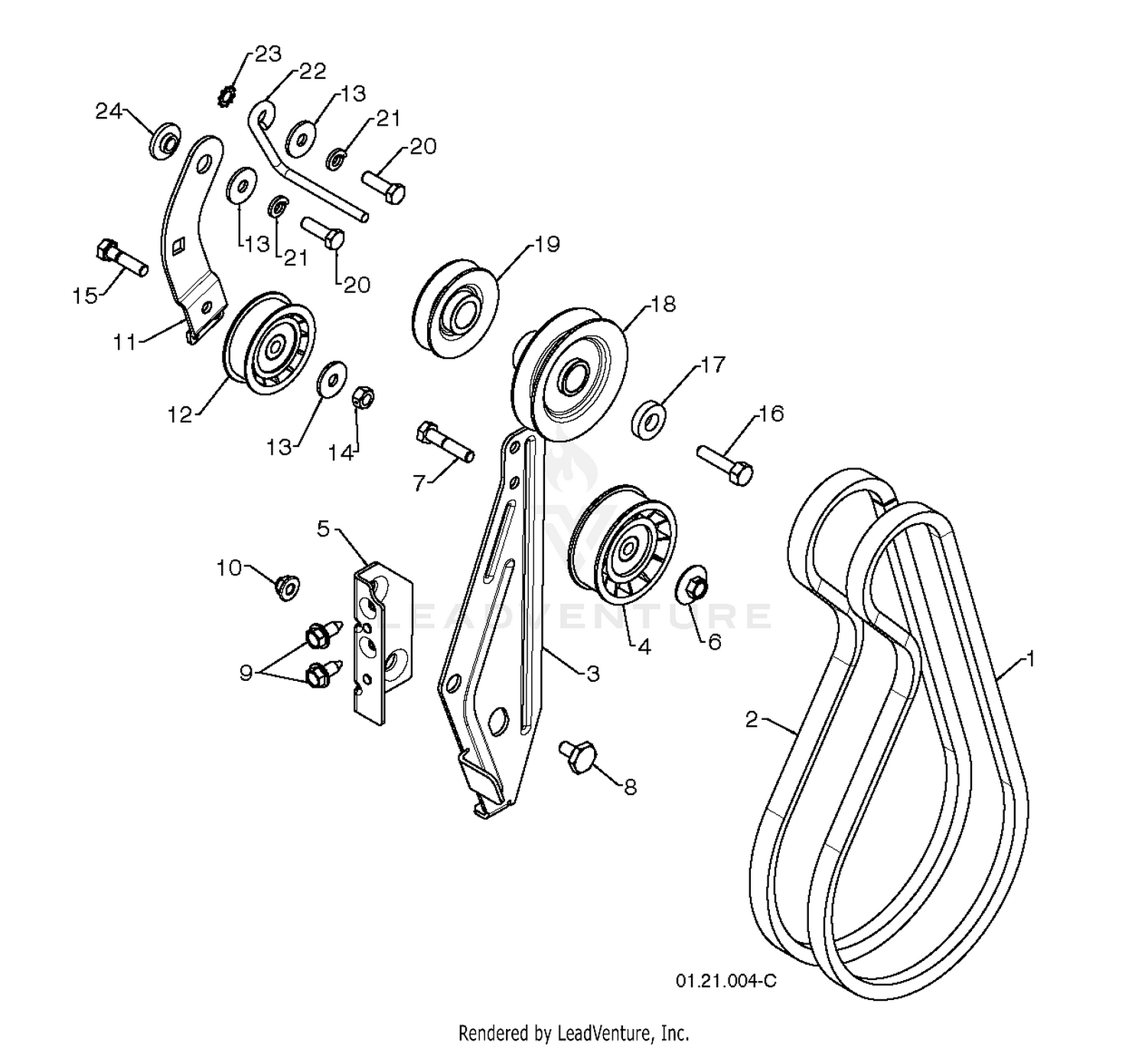 "CHASSIS, ENGINE & PULLEYS" 2