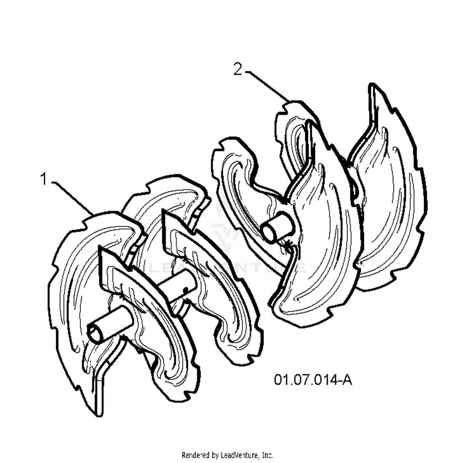 AUGER HOUSING IMPELLER