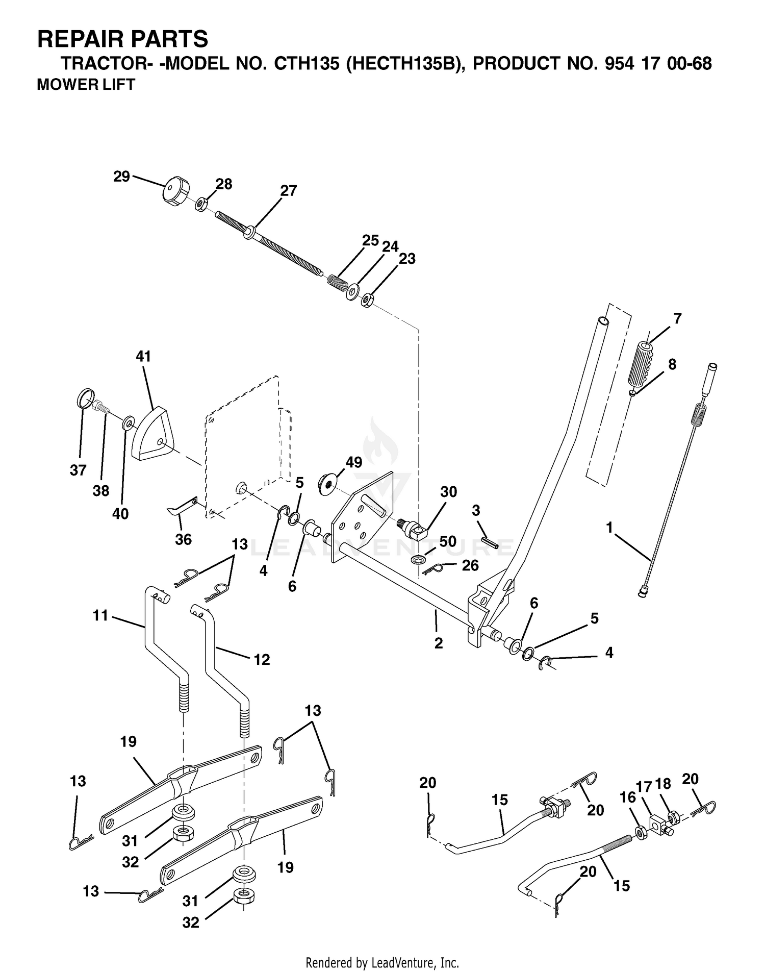 MOWER LIFT / DECK LIFT