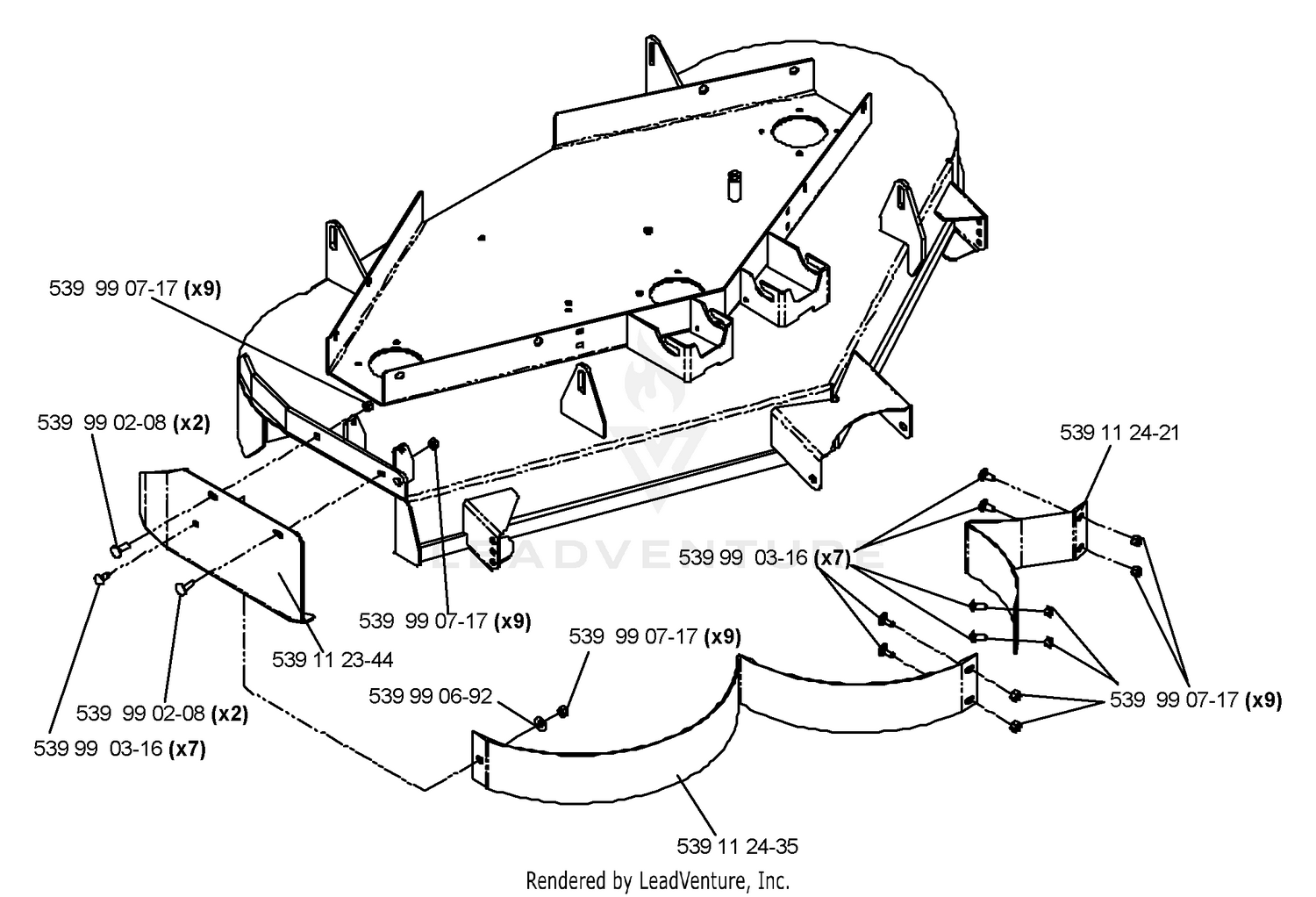 Accessory Mulch Kit 52" PN 539112415