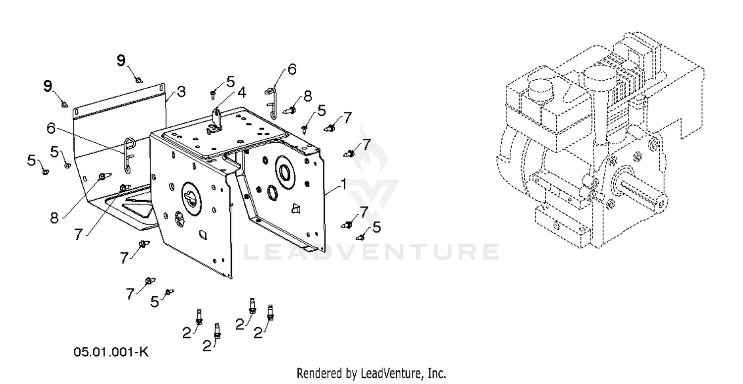 "CHASSIS, ENGINE & PULLEYS" 5
