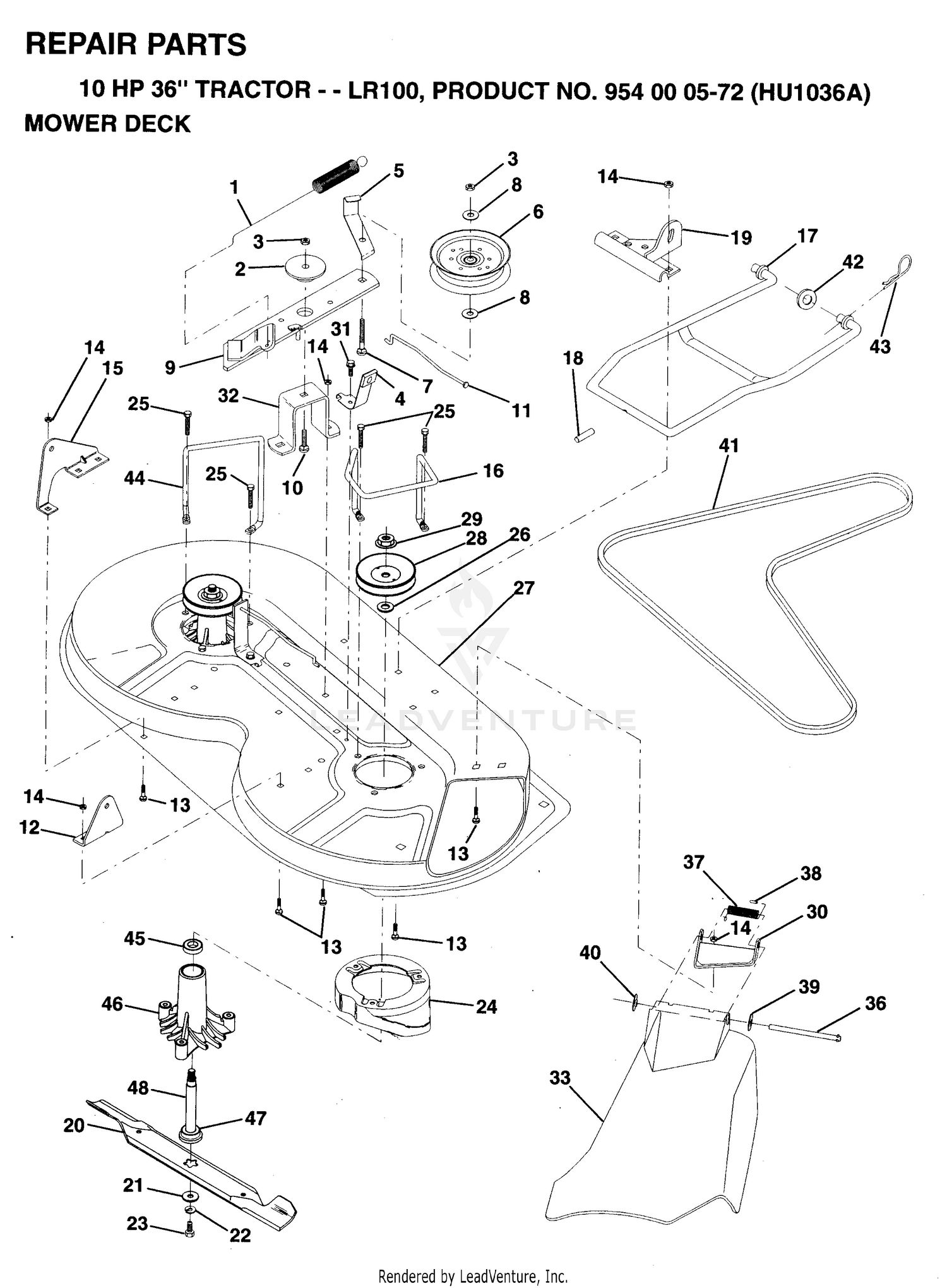 MOWER DECK / CUTTING DECK
