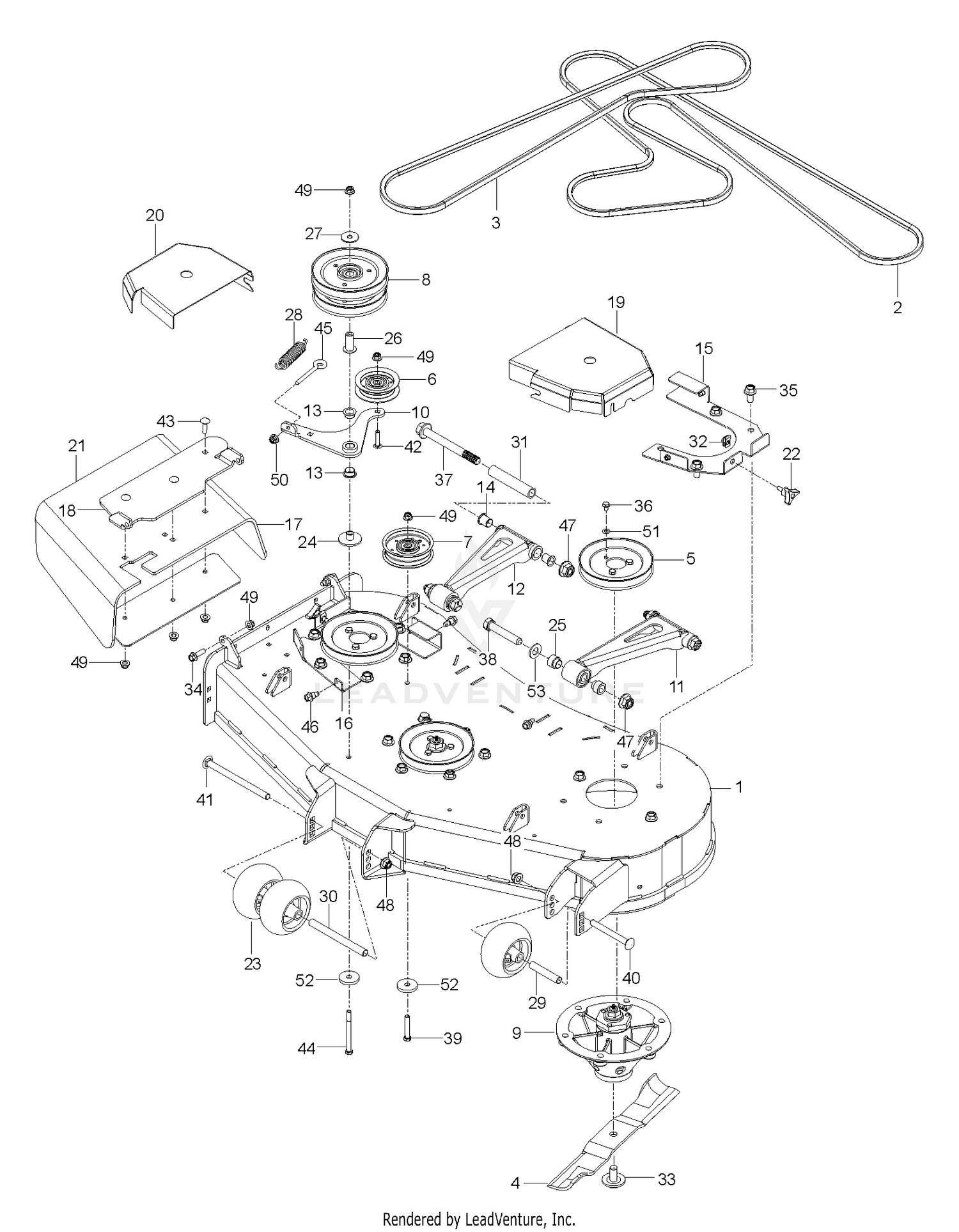 MOWER DECK / CUTTING DECK