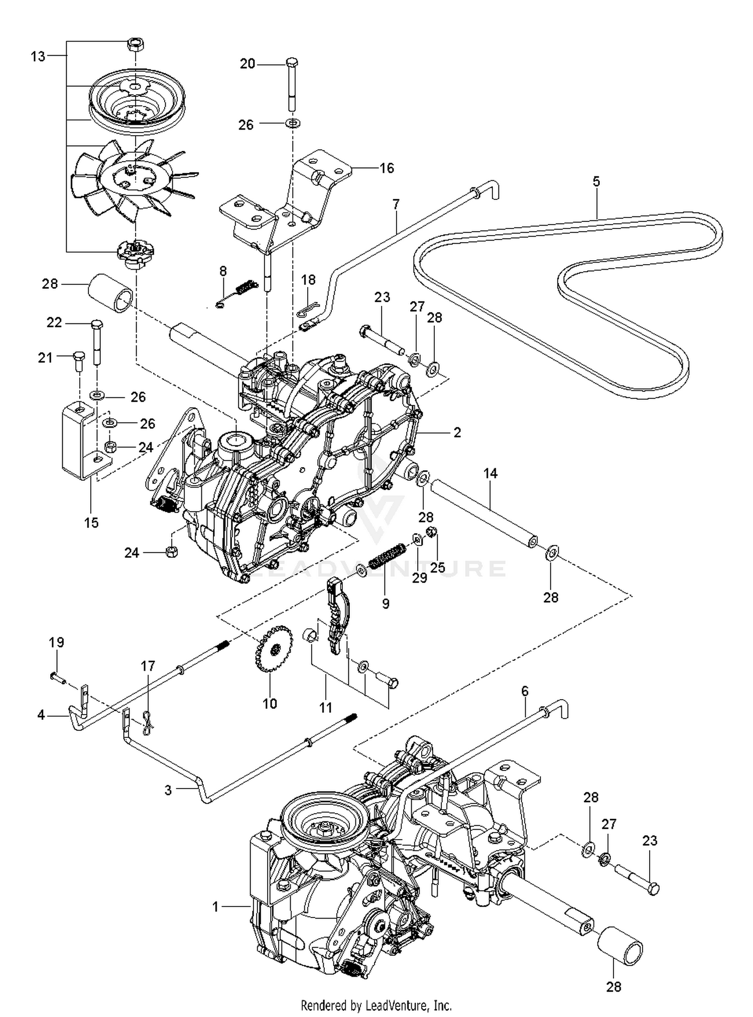 HYDRAULIC PUMP - MOTOR