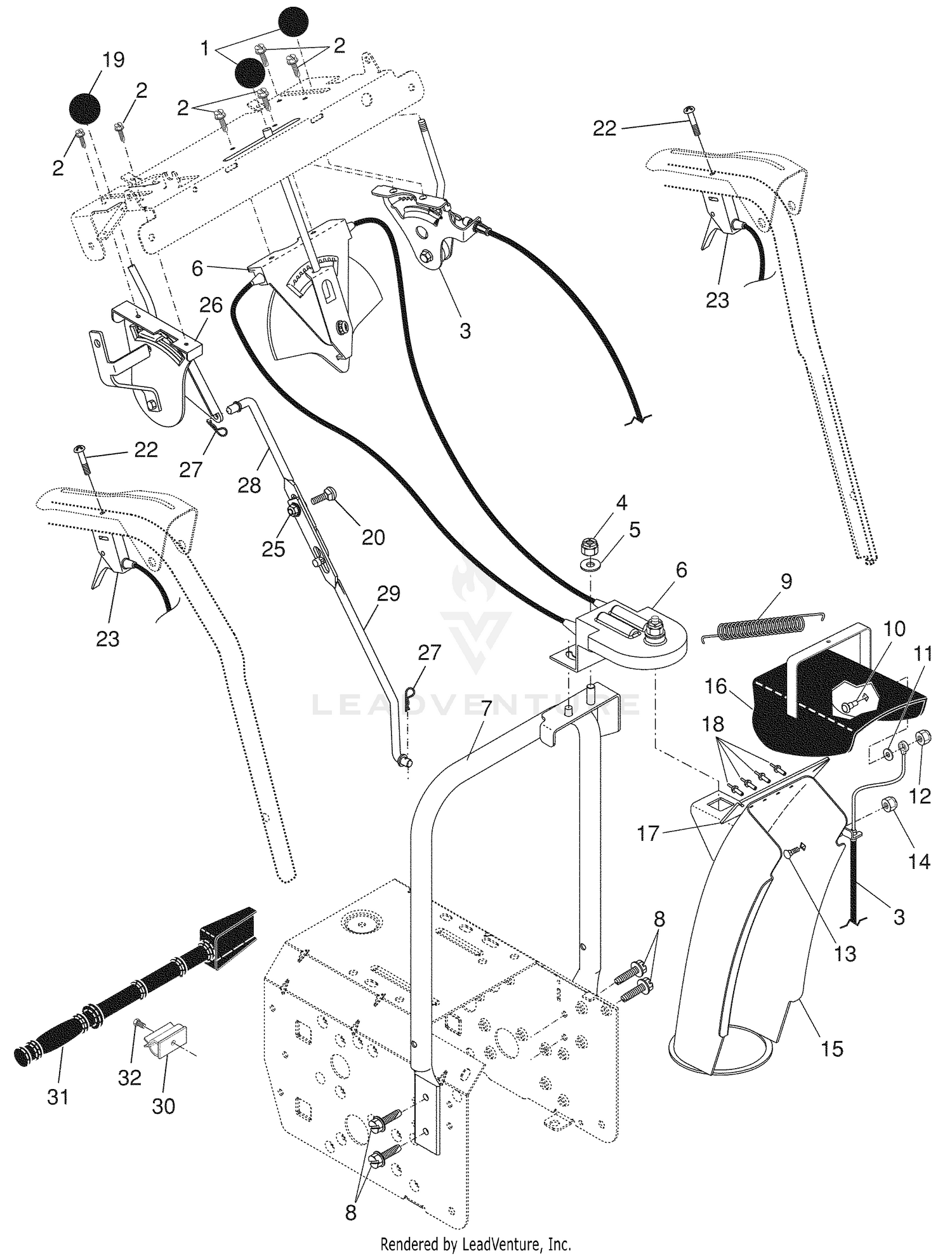 Control Panel / Discharge Chute