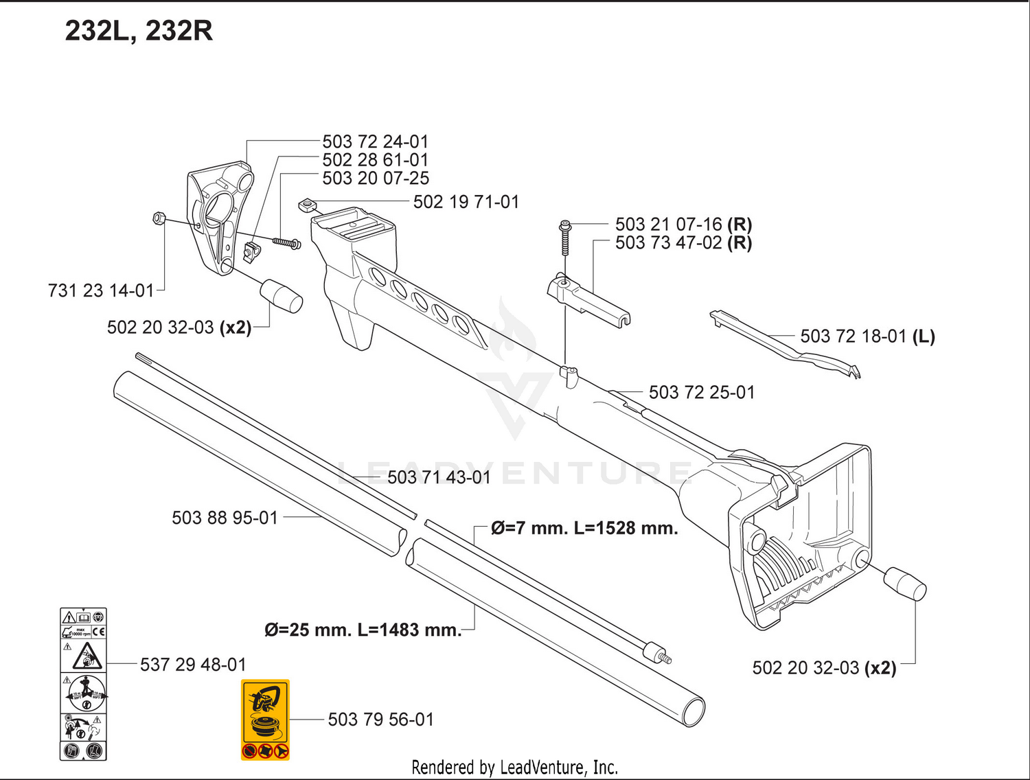 Drive Tube / Shaft 232