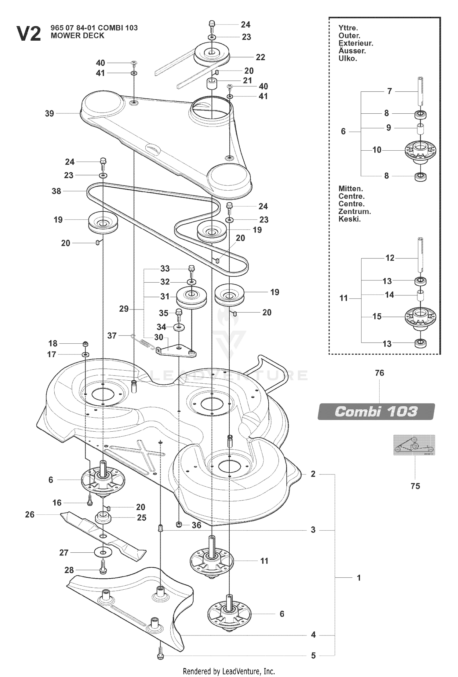 MOWER DECK / CUTTING DECK 5