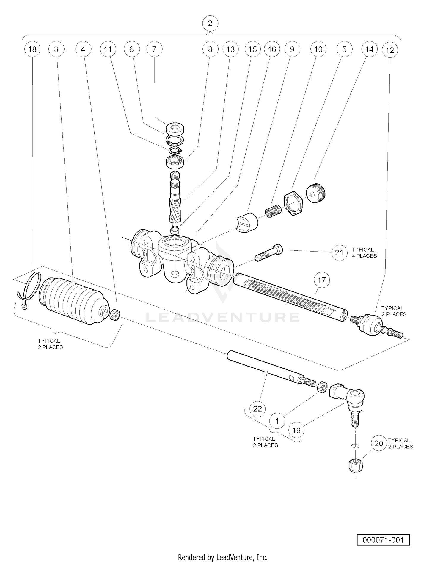 Steering Gear Assembly