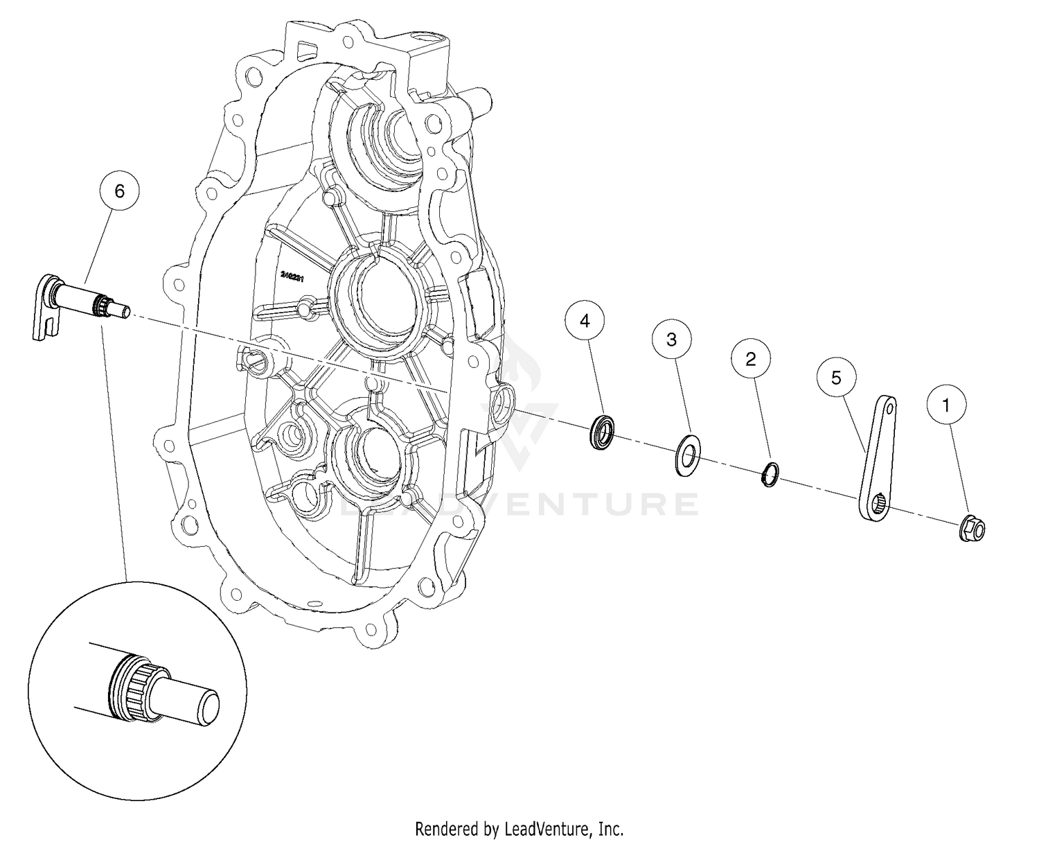Transmission Shift Shaft And Bell Crank