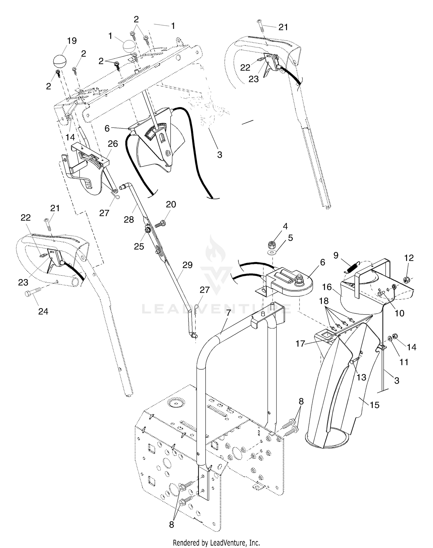 Control Panel / Discharge Chute