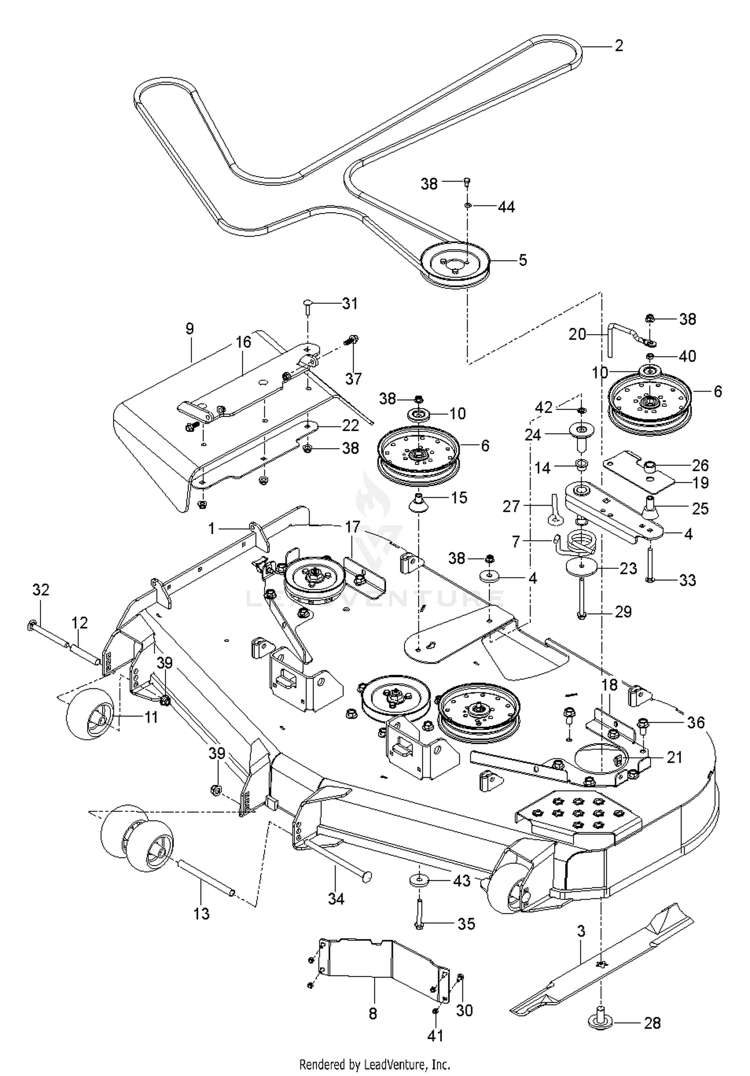 MOWER DECK / CUTTING DECK